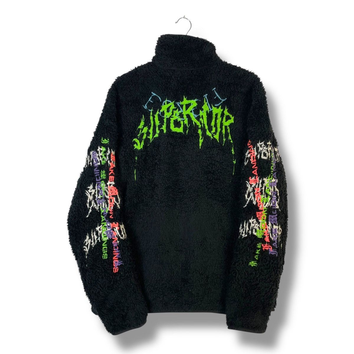 Diesel DIESEL EMBROIDERED WORDING FULL ZIP FLEECE JACKET Size US XL / EU 56 / 4 - 4 Thumbnail