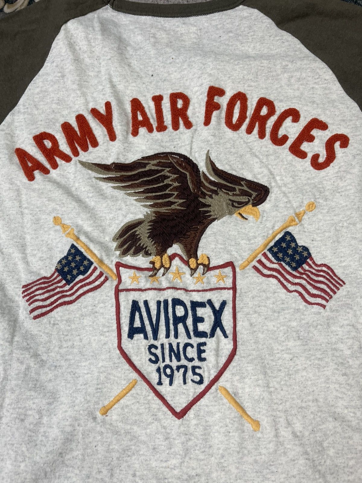 Avirex Vintage Avirex Army Air Force Long Sleeve Tshirt Size US XL / EU 56 / 4 - 12 Thumbnail