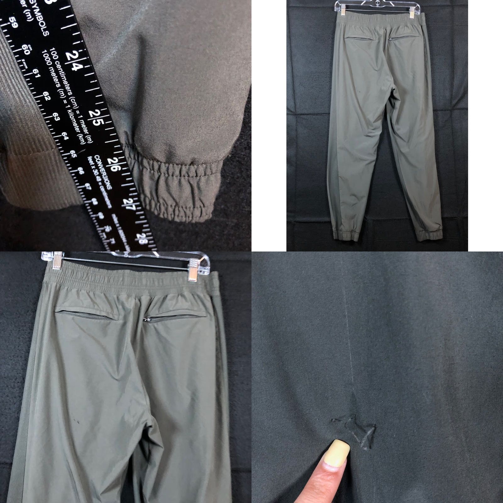 Athleta Athleta Womens Pants Green Brooklyn Joggers Pull On Pockets Stretch 8 Size 30" / US 8 / IT 44 - 8 Thumbnail