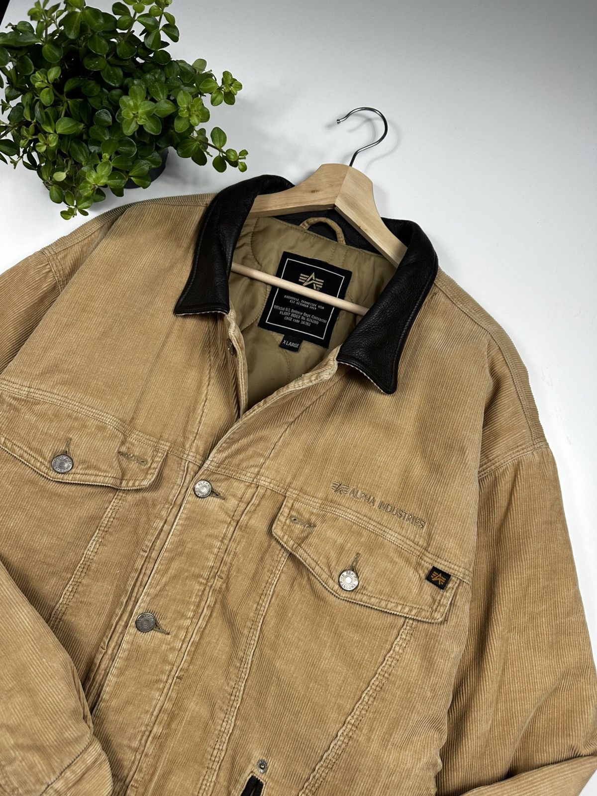 Alpha Industries Vintage Alpha Industries x The Cords MA1 Bomber Jacket Size US XL / EU 56 / 4 - 2 Thumbnail