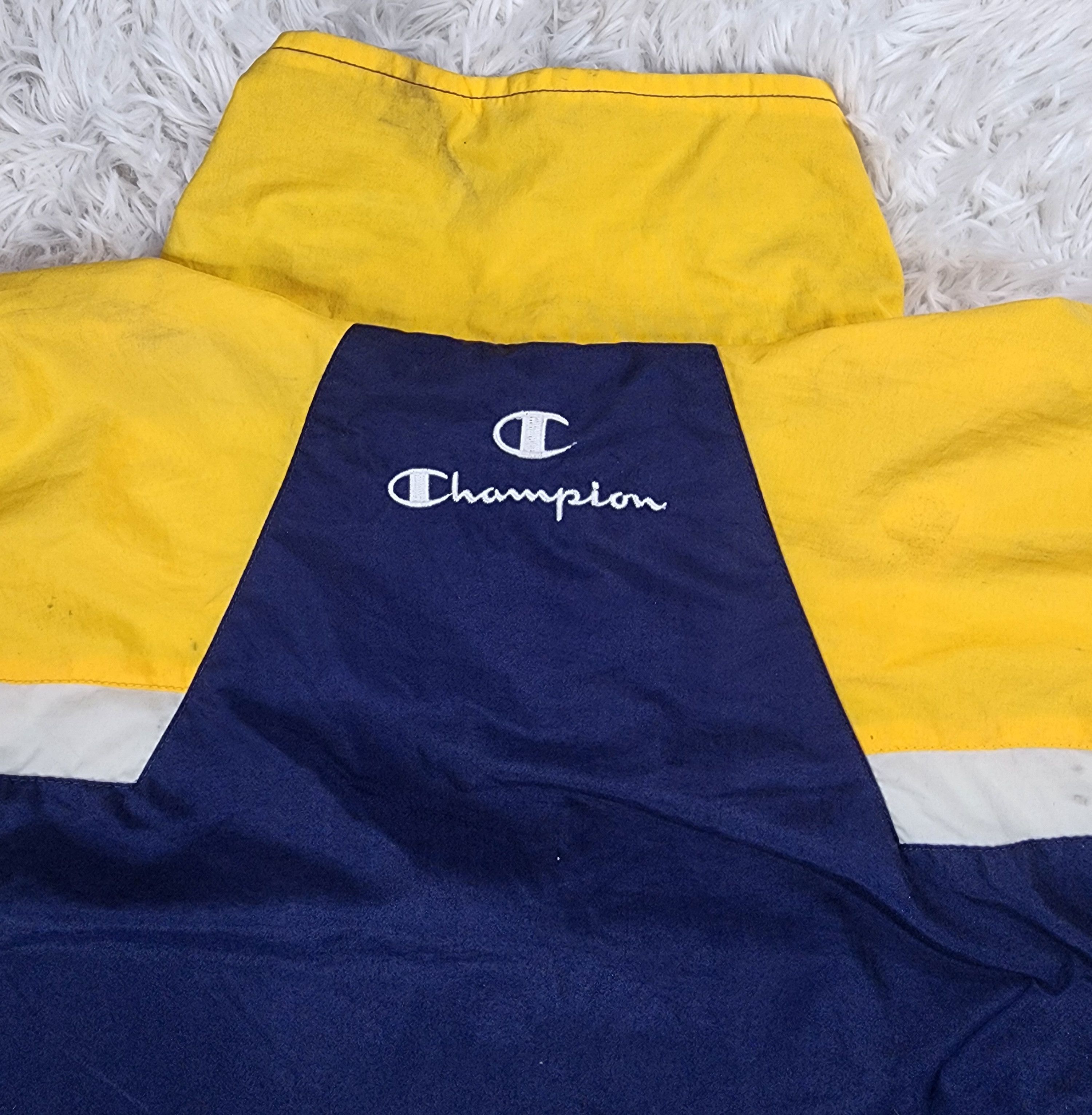 Champion Vintage Champion windbreaker jacket Navy/yellow Size US XL / EU 56 / 4 - 7 Thumbnail