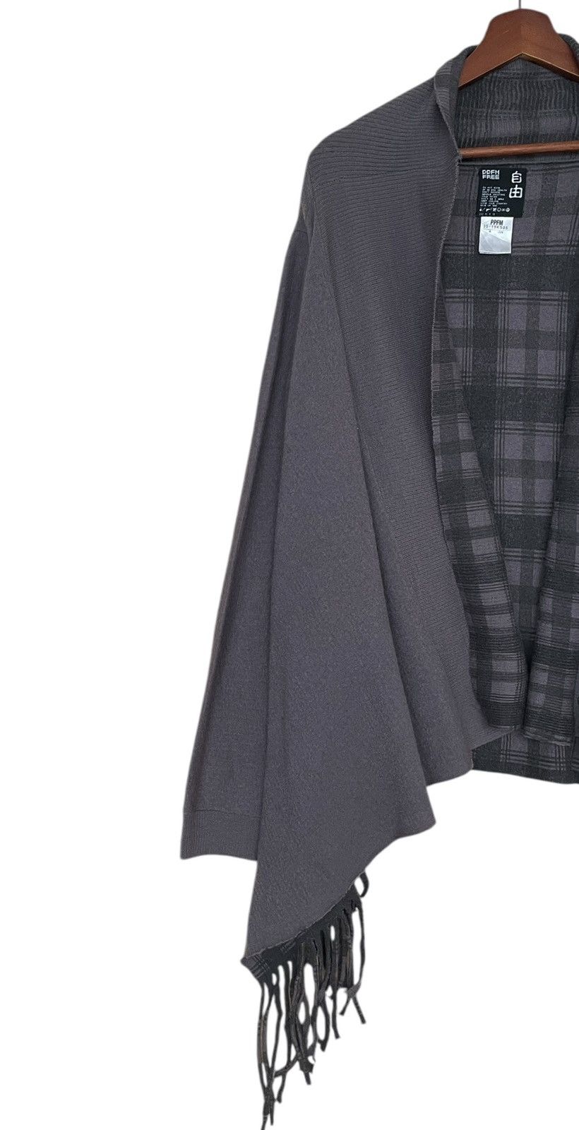 Japanese Brand × PPFM Vintage Japanese Brand PPFM Shawl Cardigan 2000s Size US M / EU 48-50 / 2 - 5 Thumbnail