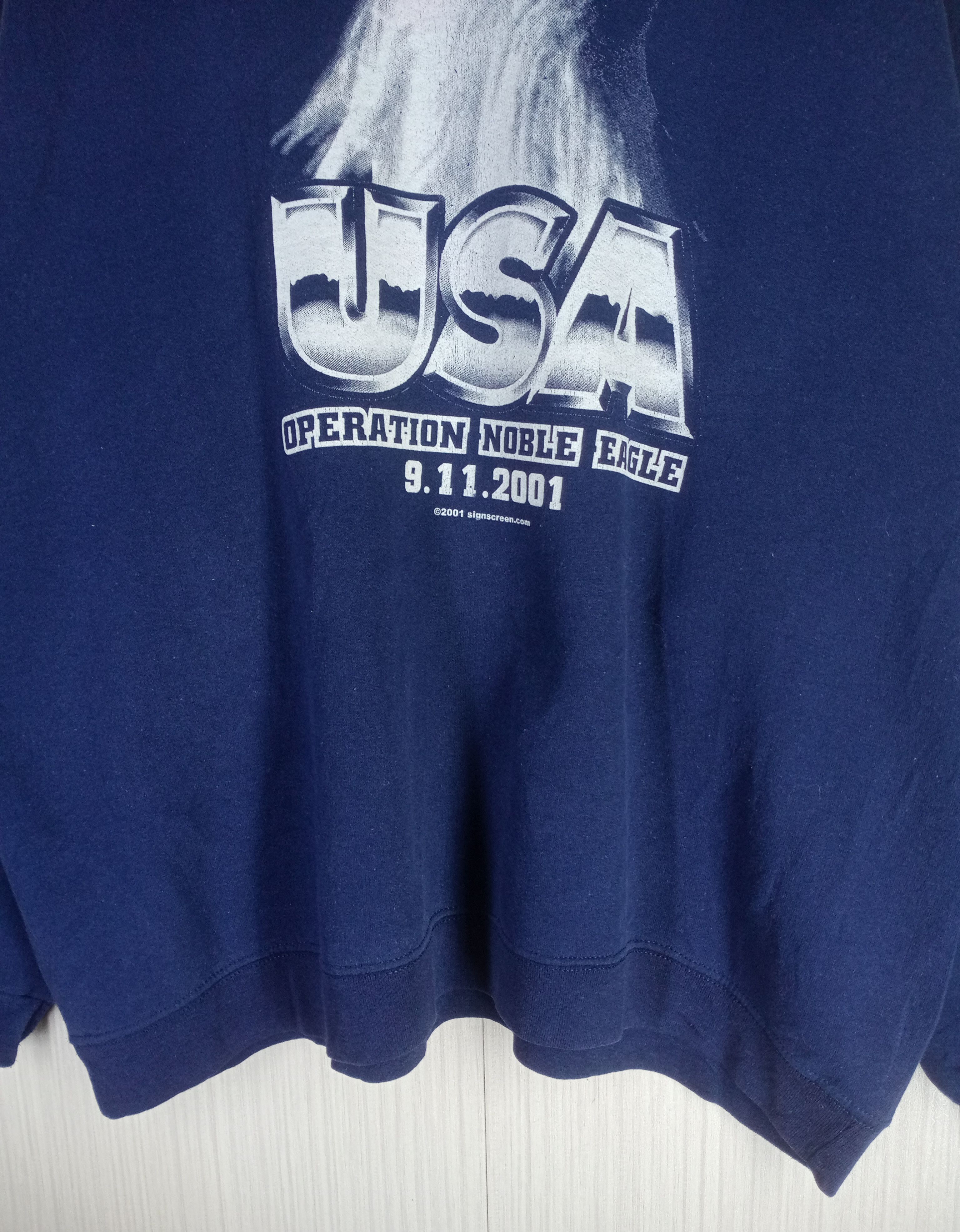 Vintage Vintage 2001 USA Operation Noble Eagles Size US XL / EU 56 / 4 - 5 Thumbnail