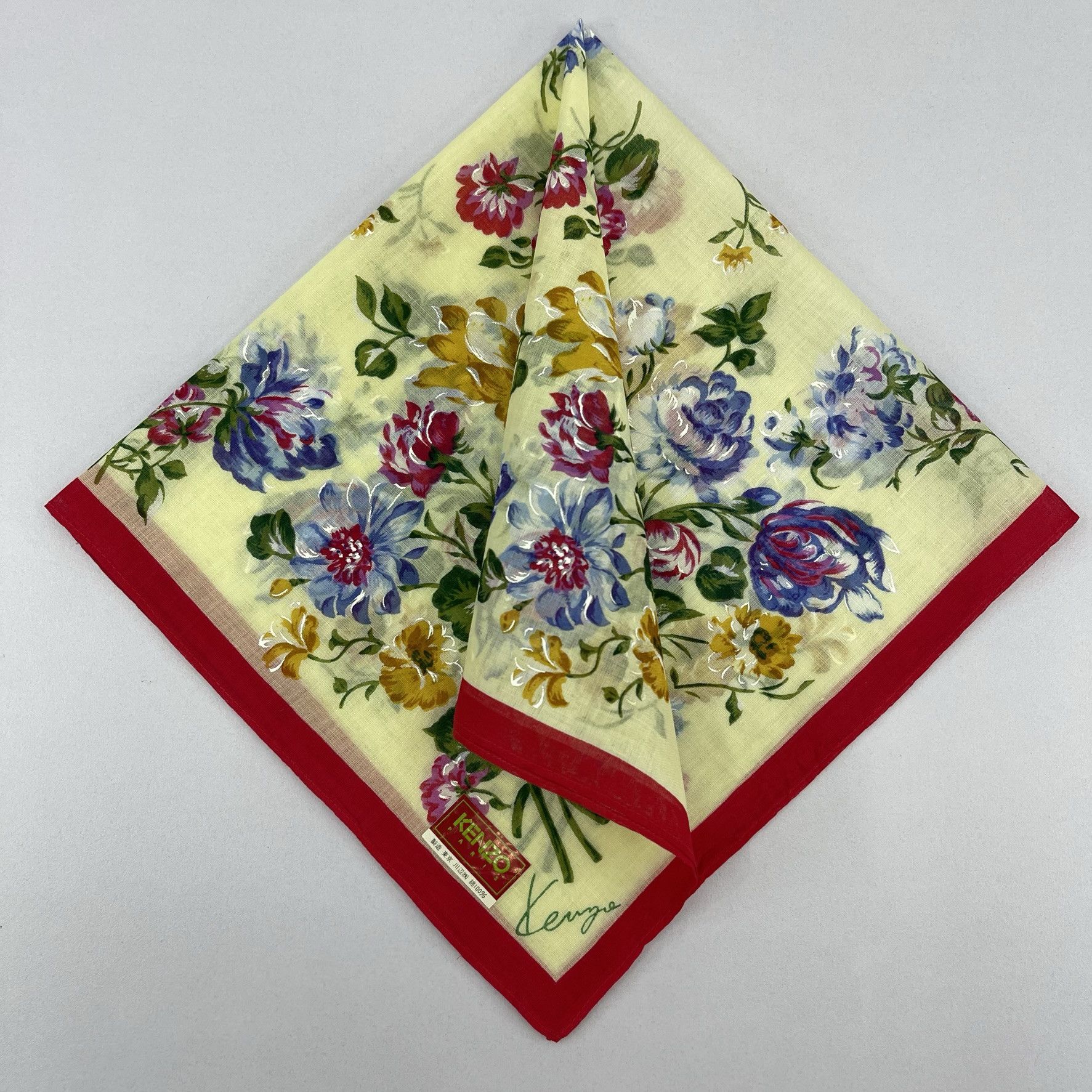 Kenzo × Vintage Vintage Kenzo Handkerchief / Neckerchief / Bandana - 4144 Size ONE SIZE - 5 Thumbnail