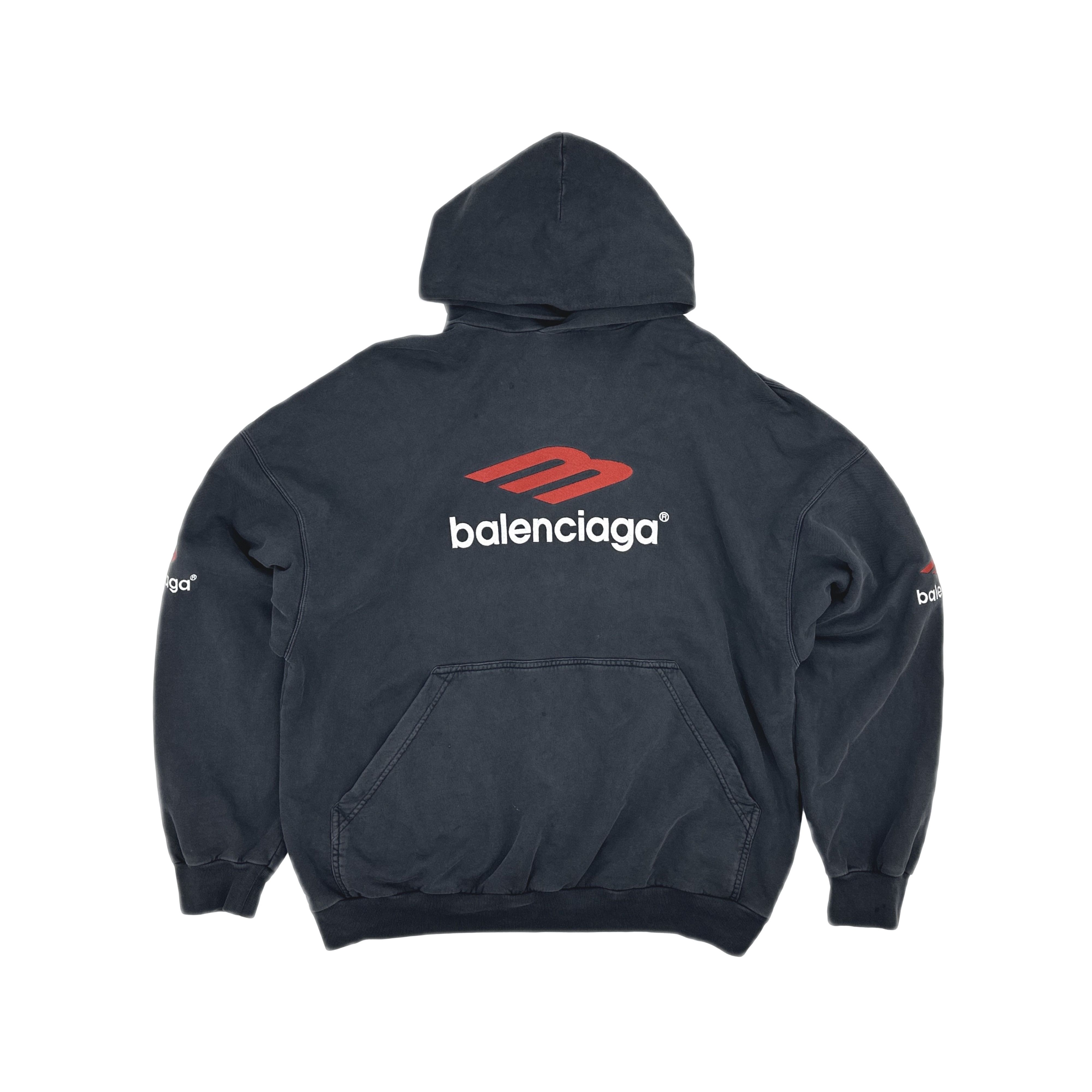 Adidas × Balenciaga Oversize Balenciaga Adidas Striped Black/White
