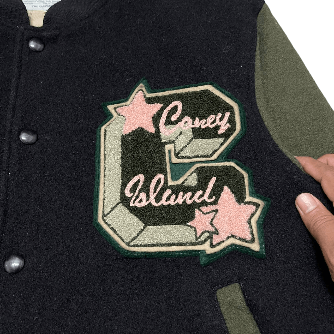 Vintage Vintage Coney Island Wool Varsity Bomber Jacket Size US M / EU 48-50 / 2 - 5 Thumbnail