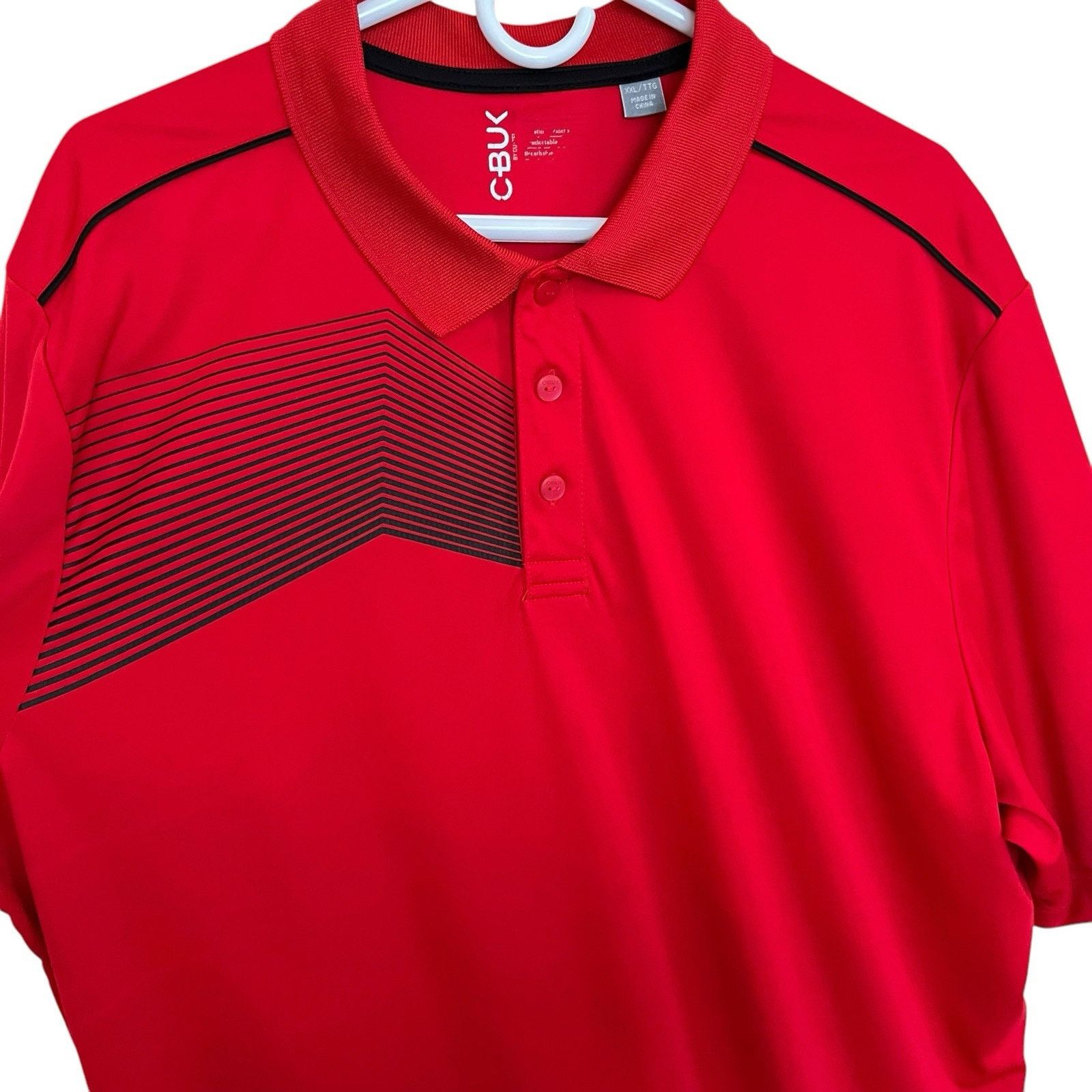 Cutter & Buck Cutter & Buck Men Polo Golf Short Sleeve Red Collared Shirt Size US XXL / EU 58 / 5 - 3 Thumbnail