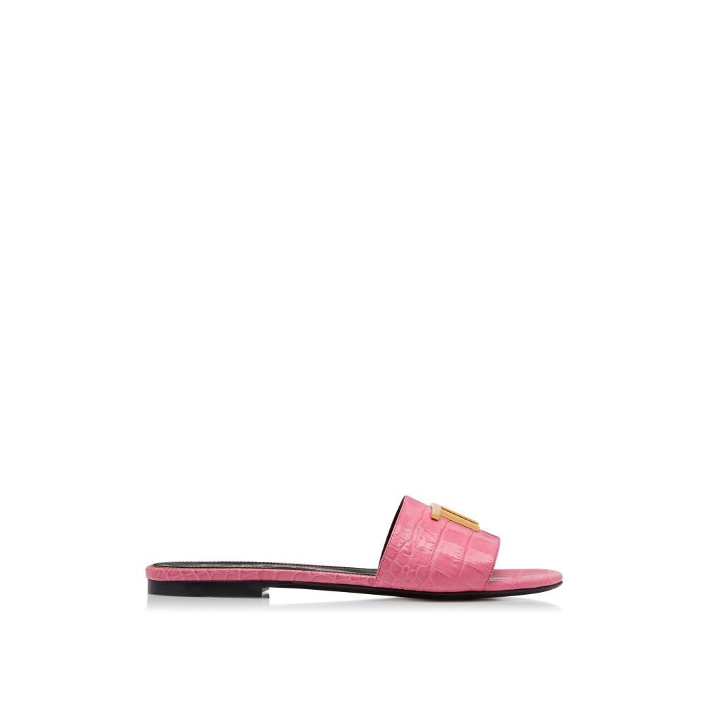Tom Ford o1loc1c0924 W3216 Tf Logo Flats in Pink Size US 6 / IT 36 - 1 Thumbnail