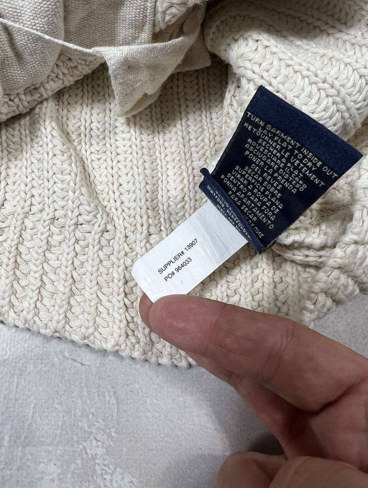 Polo Ralph Lauren × Vintage Vintage Polo Jeans Company Ralph Lauren Knit Cardigan Size US XL / EU 56 / 4 - 9 Thumbnail