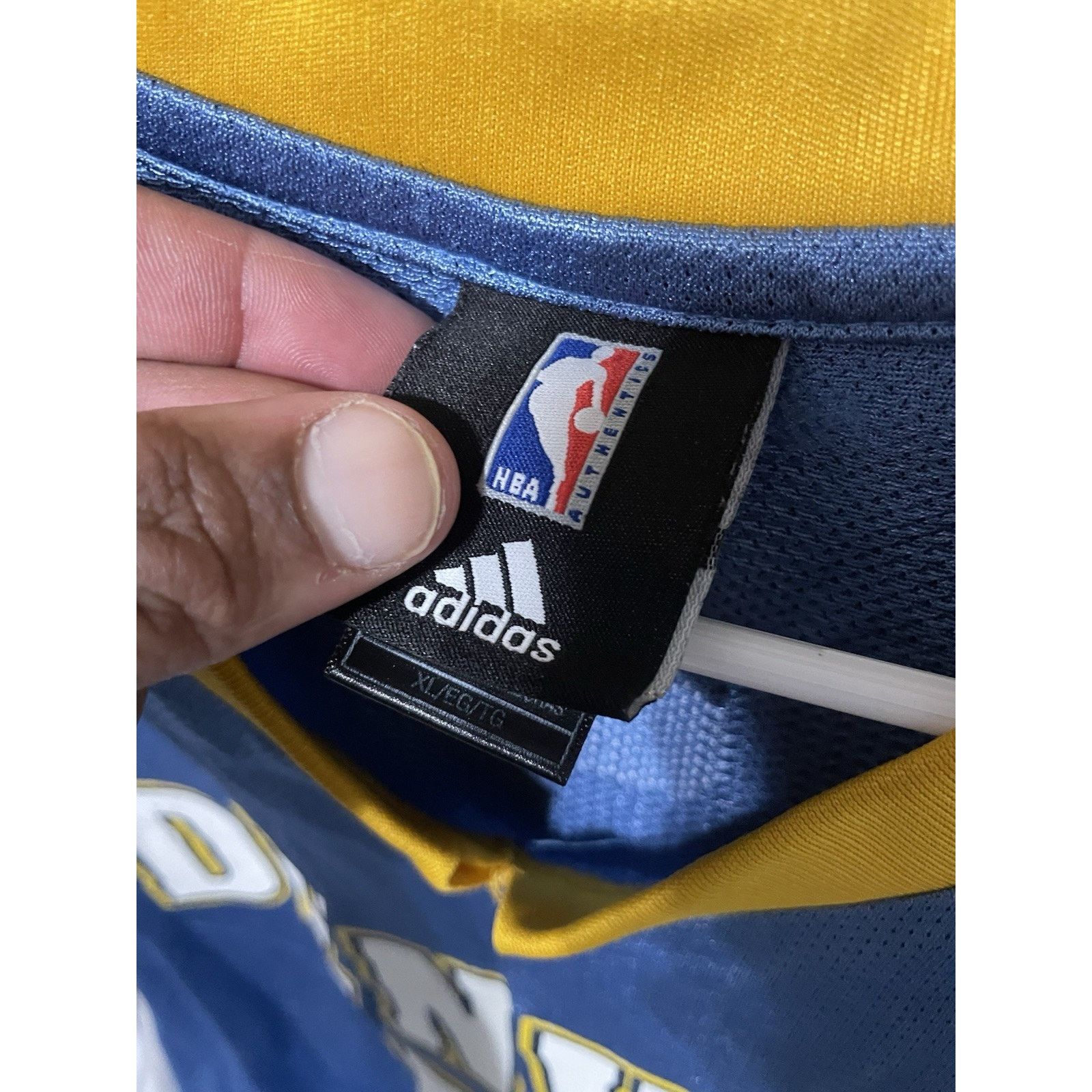 Adidas Size XL- VTG Adidas Carmelo Anthony Jersey Denver Nuggets Size US XL / EU 56 / 4 - 3 Thumbnail