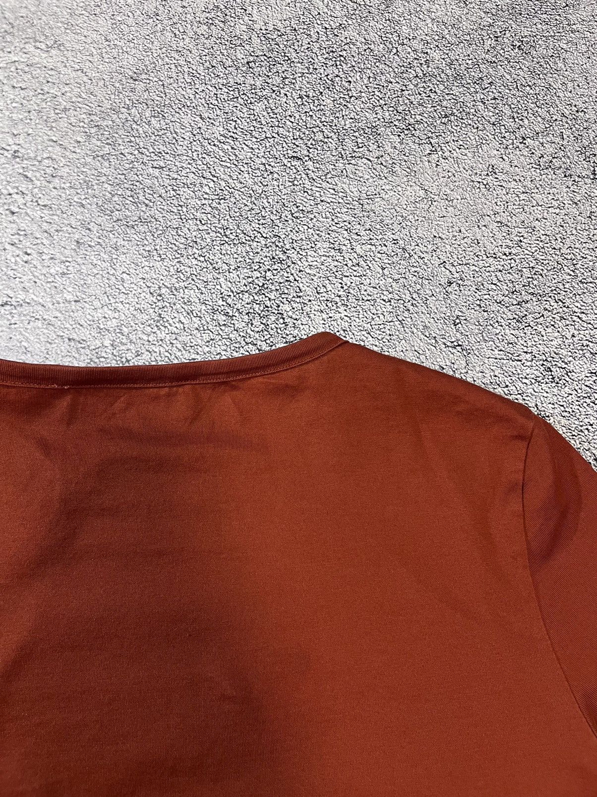 Loro Piana Loro Piana 2 Women T- Shirt Burnt Orange Cotton Knit Size 40 Size S / US 4 / IT 40 - 16 Thumbnail