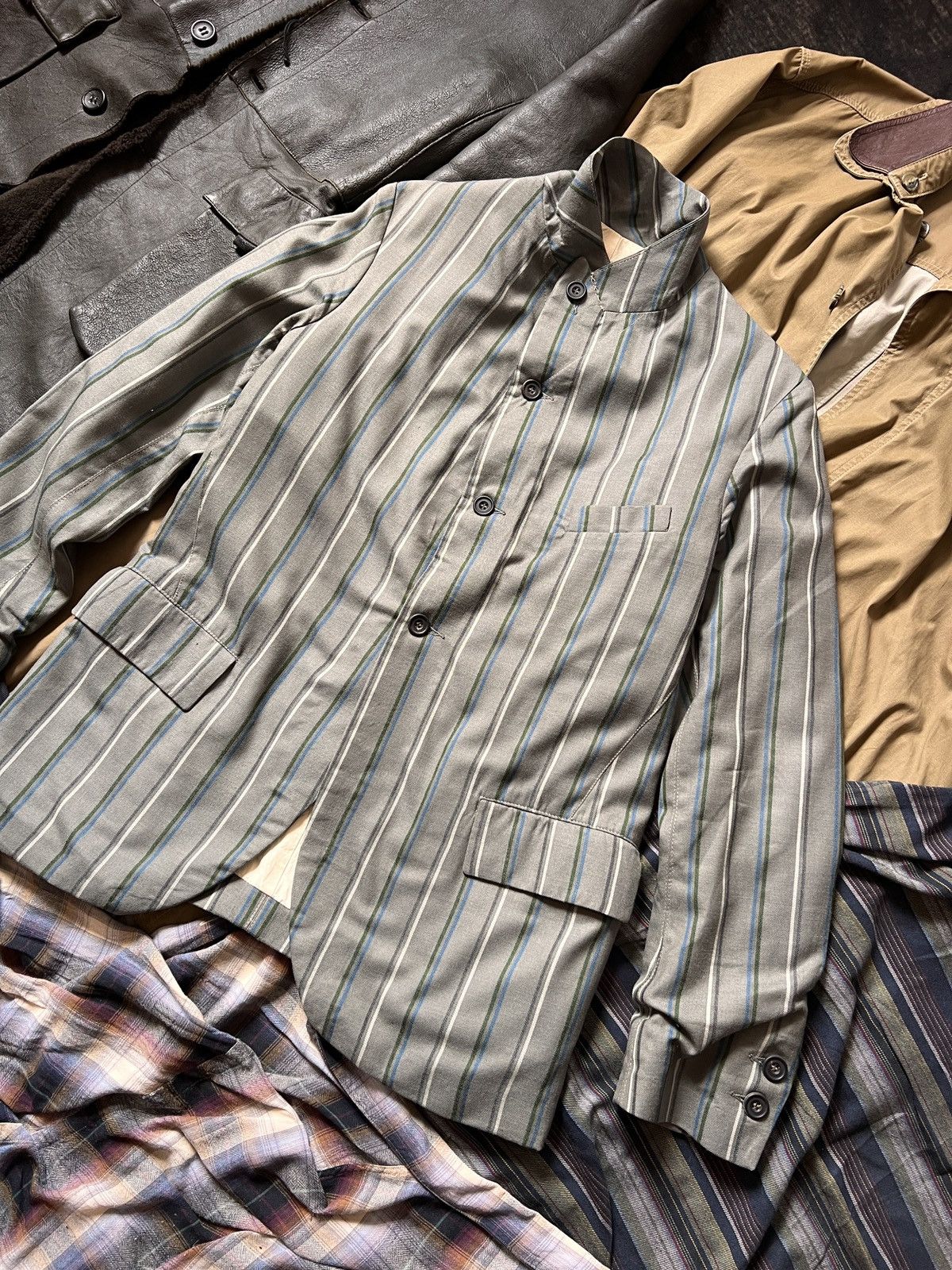 Paul Harnden Shoemakers Vintage Paul Harnden Shoemakers Striped Blazer Jacket Size US M / EU 48-50 / 2 - 6 Thumbnail