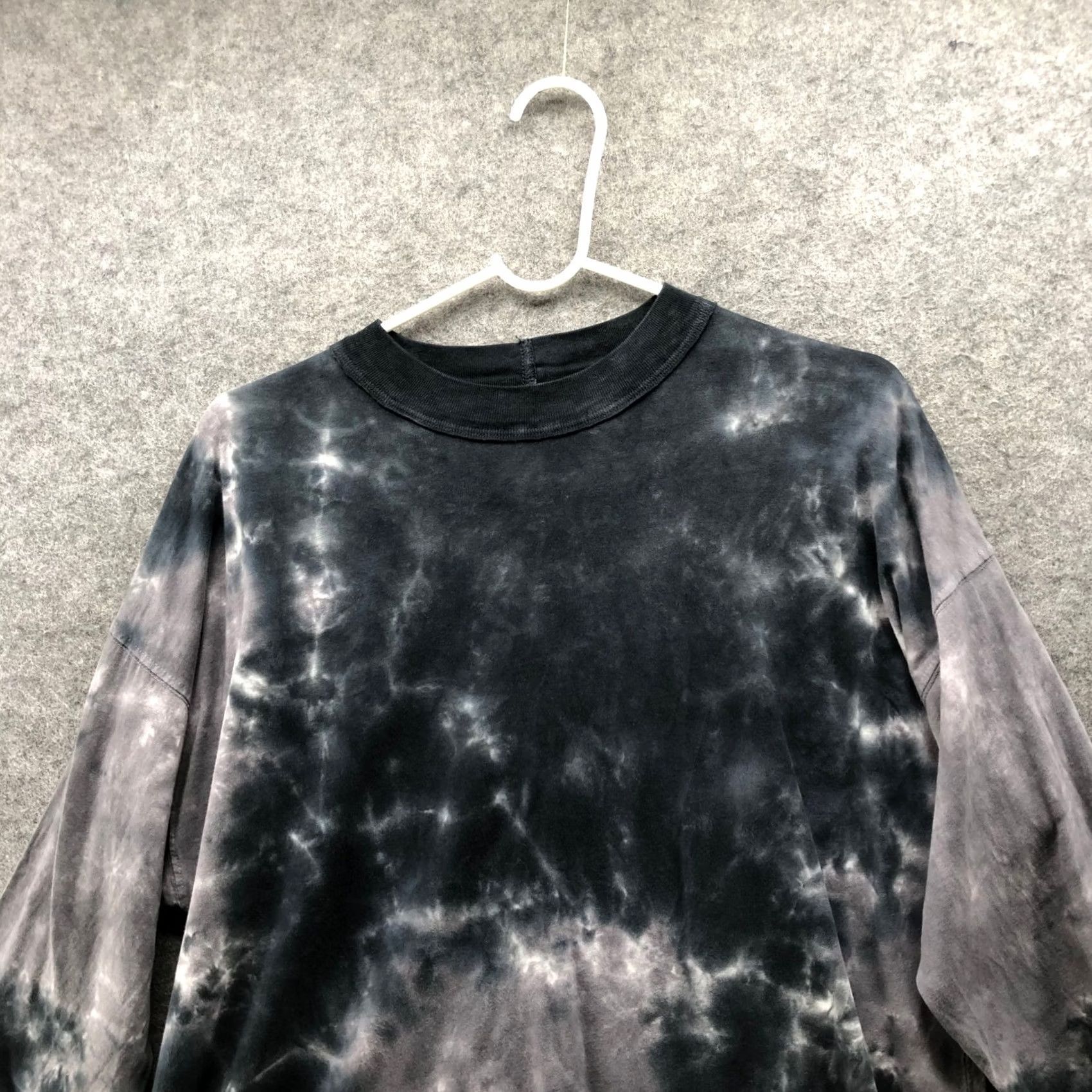 Free People Free People Tee Womens S Long Sleeve Gray Tie Dye Oversized Size S / US 4 / IT 40 - 3 Thumbnail
