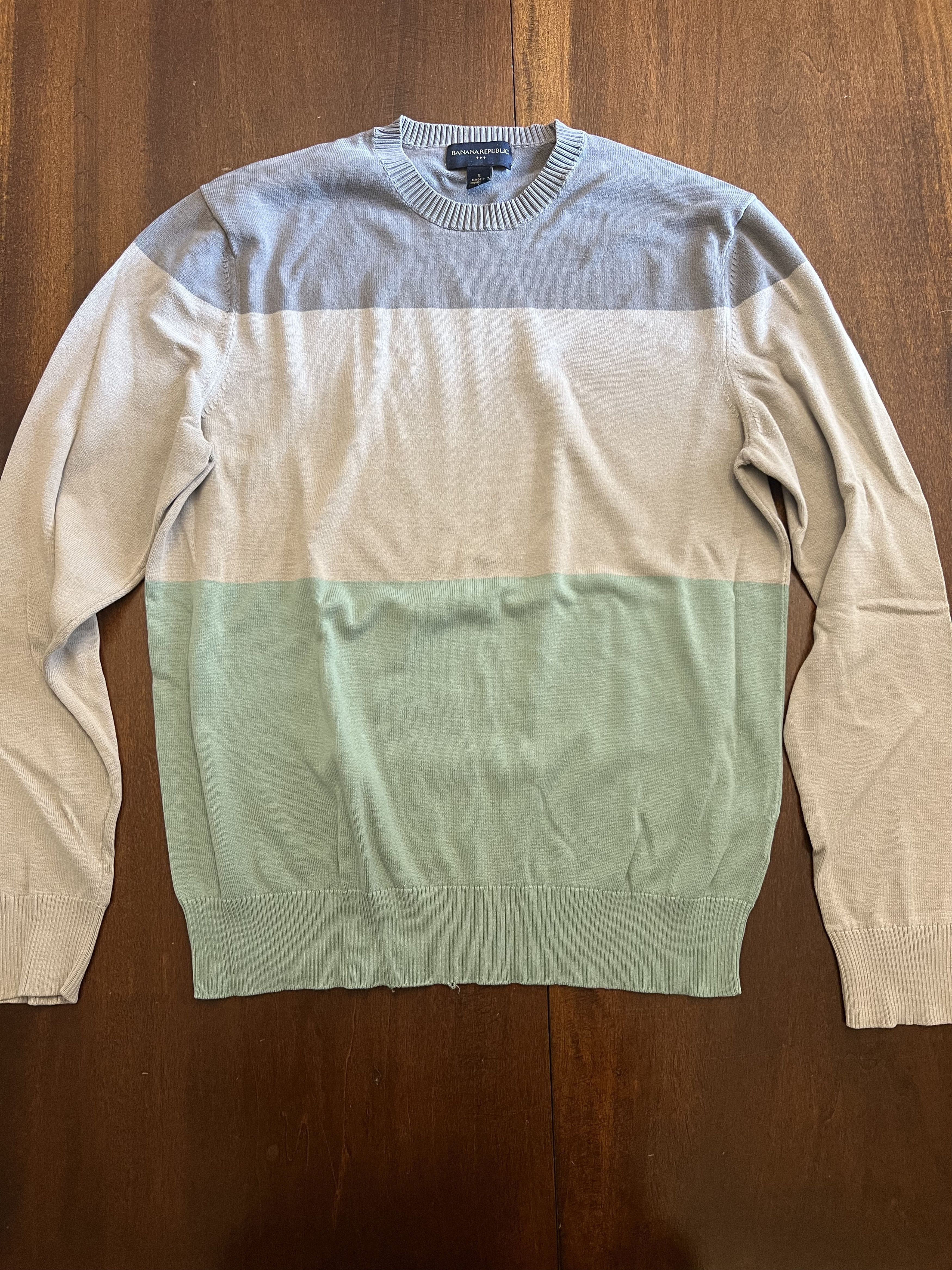 Banana Republic Banana Republic men's color block sweater, small Size US S / EU 44-46 / 1 - 1 Thumbnail