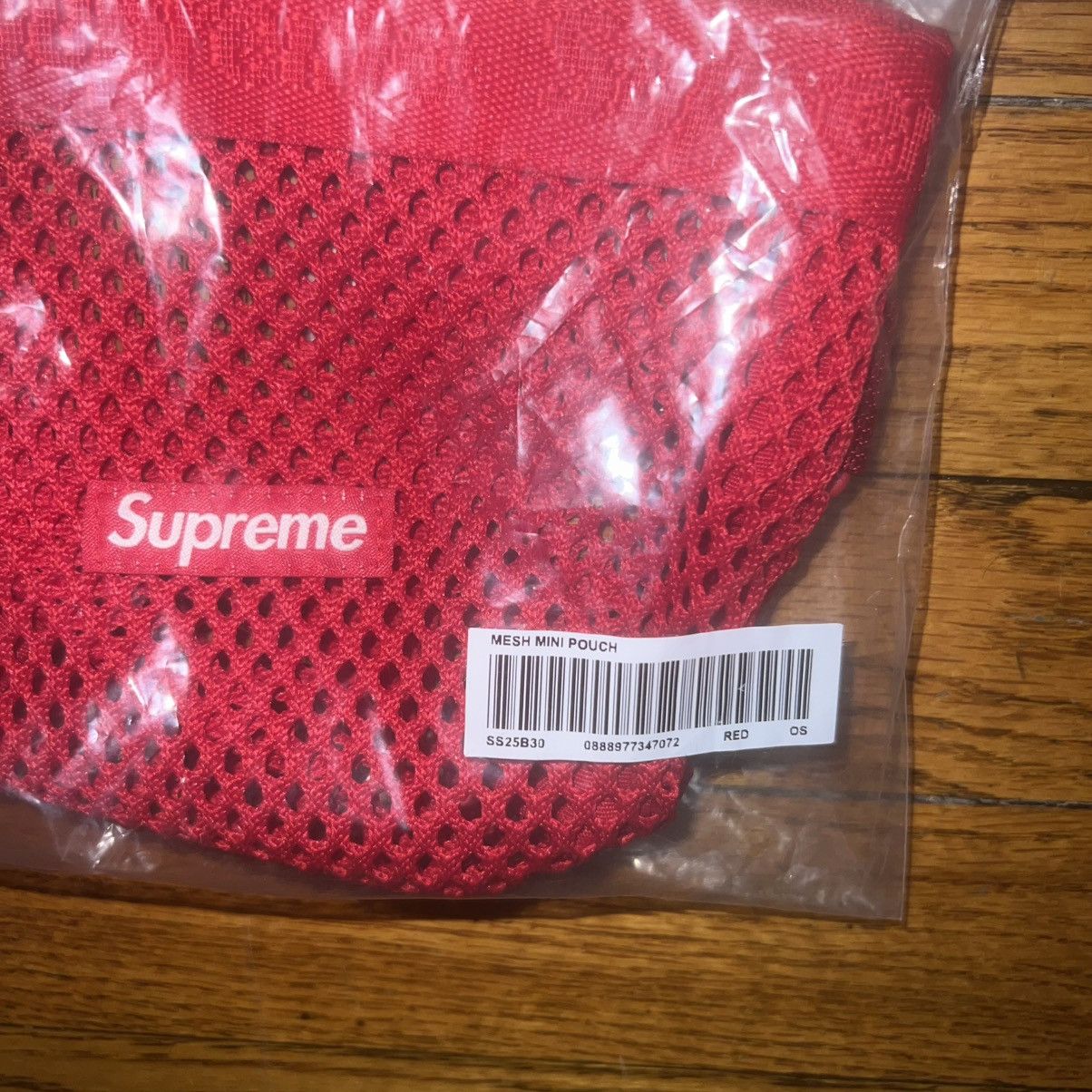 Supreme Supreme Mesh Mini Pouch SS25 Red Size ONE SIZE - 3 Thumbnail