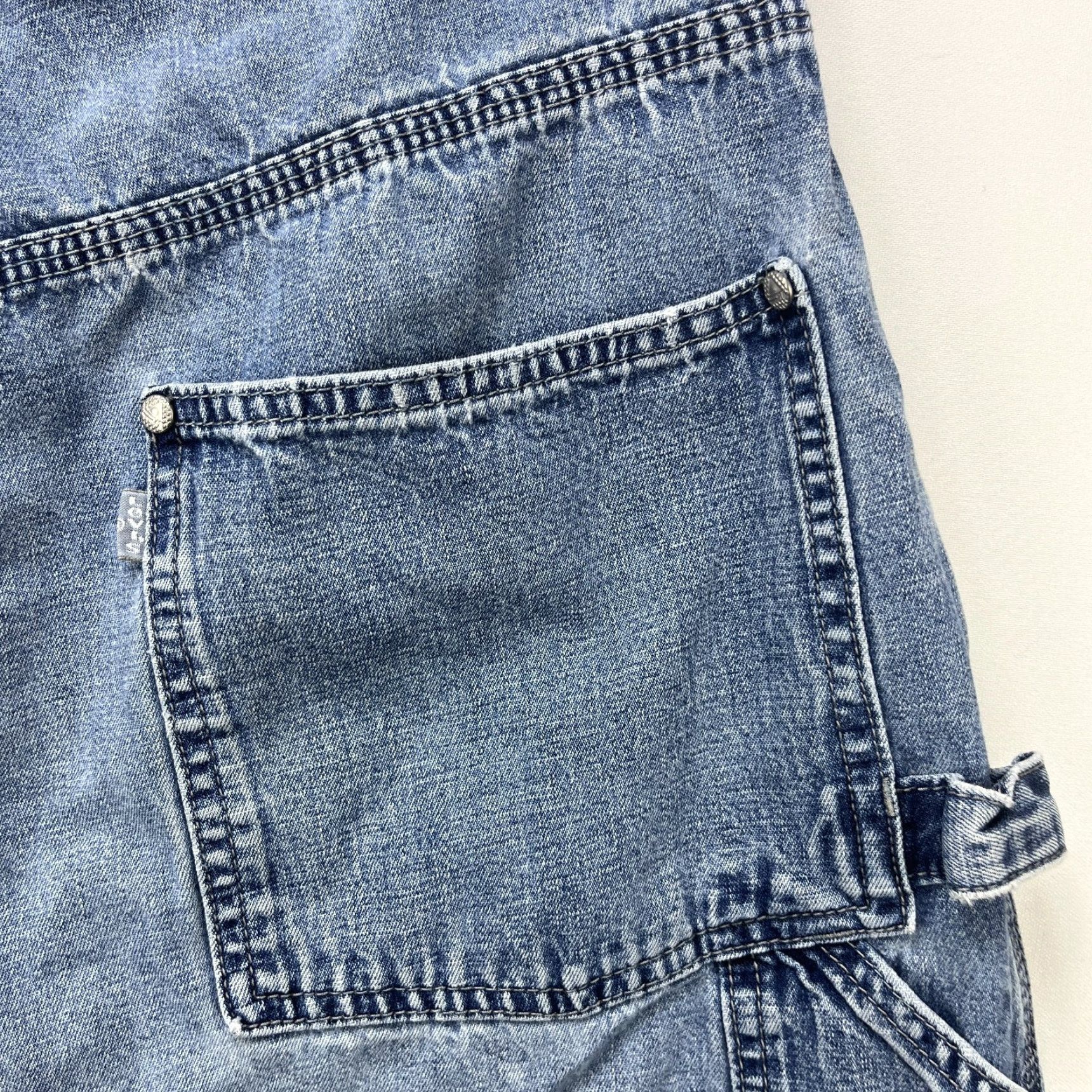 Levi's VINTAGE Levi's Silvertab Baggy Carpenter Jeans Pants 31 Skater Men Blue 28 Inseam 31 Waist 31 Jeans Mens Size US 31 - 3 Thumbnail