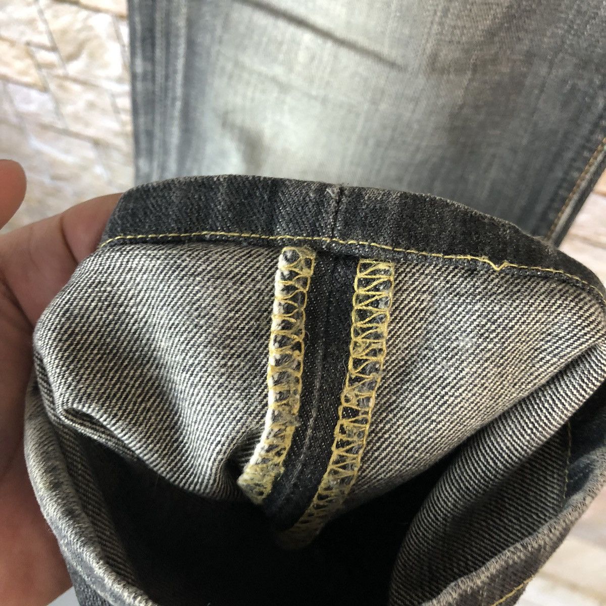 Japanese Brand Lee vintage faded Black Denim Pants #A1003 Size US 31 - 9 Thumbnail