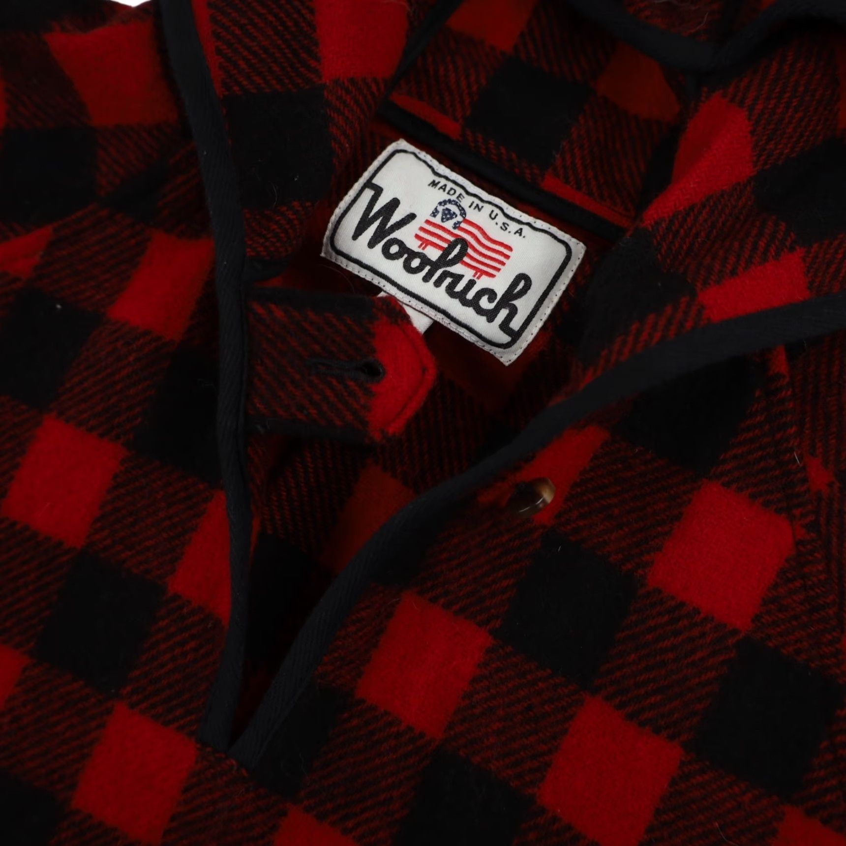 Vintage VINTAGE Woolrich Poncho Hoodie Womens Small Hooded Buffalo Plaid 100% Wool Red S Womens Size S / US 4 / IT 40 - 5 Thumbnail