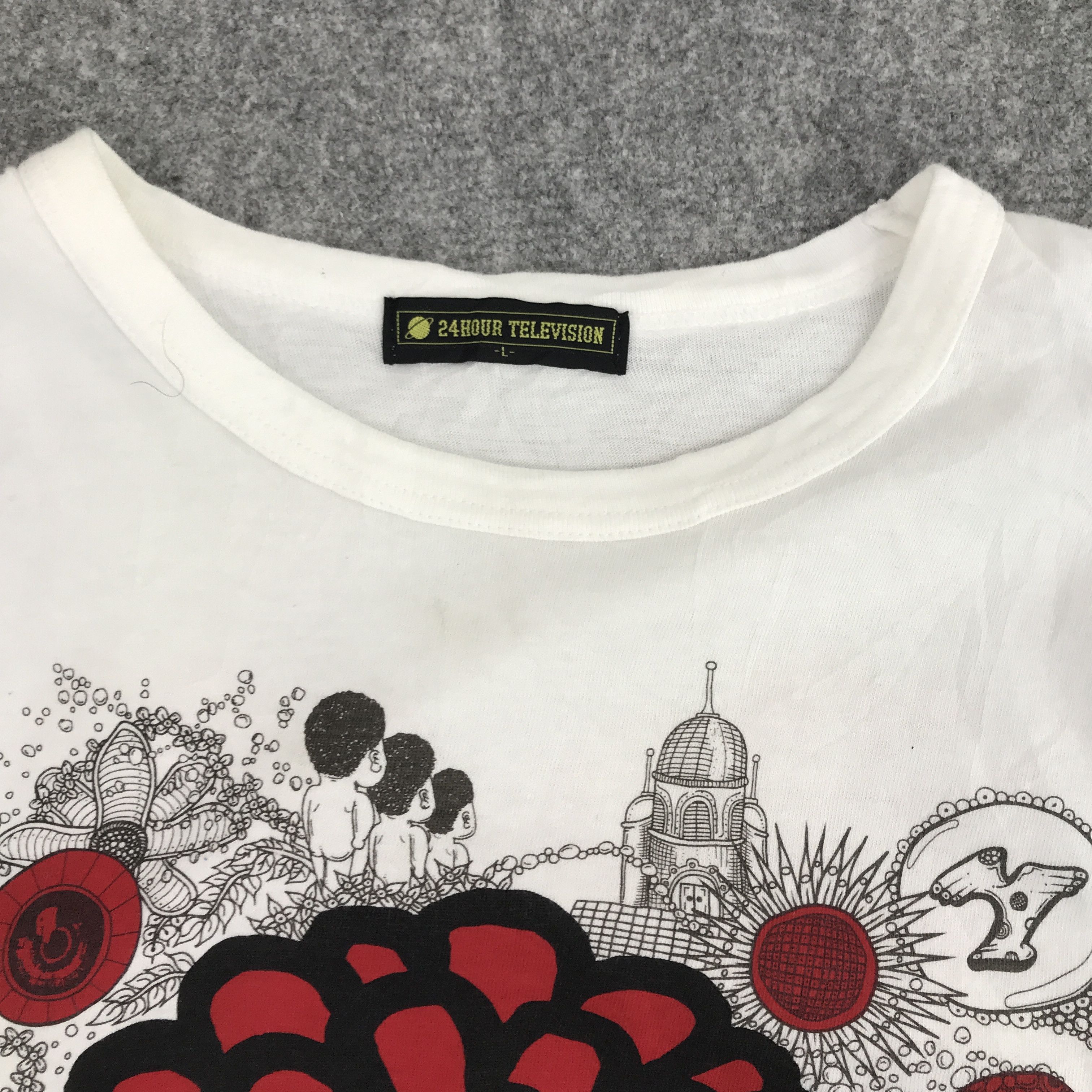Japanese Brand Rare 24 Hour Television love forever T-shirt Size US L / EU 52-54 / 3 - 6 Thumbnail