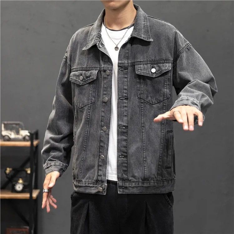 Japanese Brand Denim Jacket Size US XL / EU 56 / 4 - 2 Thumbnail