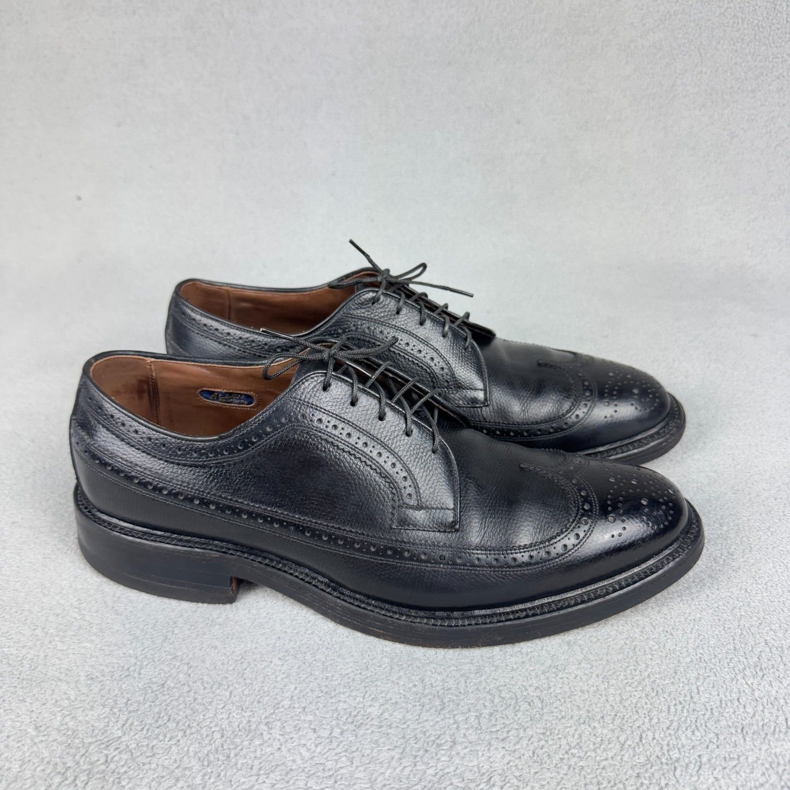 Allen Edmonds Allen Edmonds MacNeil Black Pebble Grain Longwing USA 9D Size US 9 / EU 42 - 20 Thumbnail