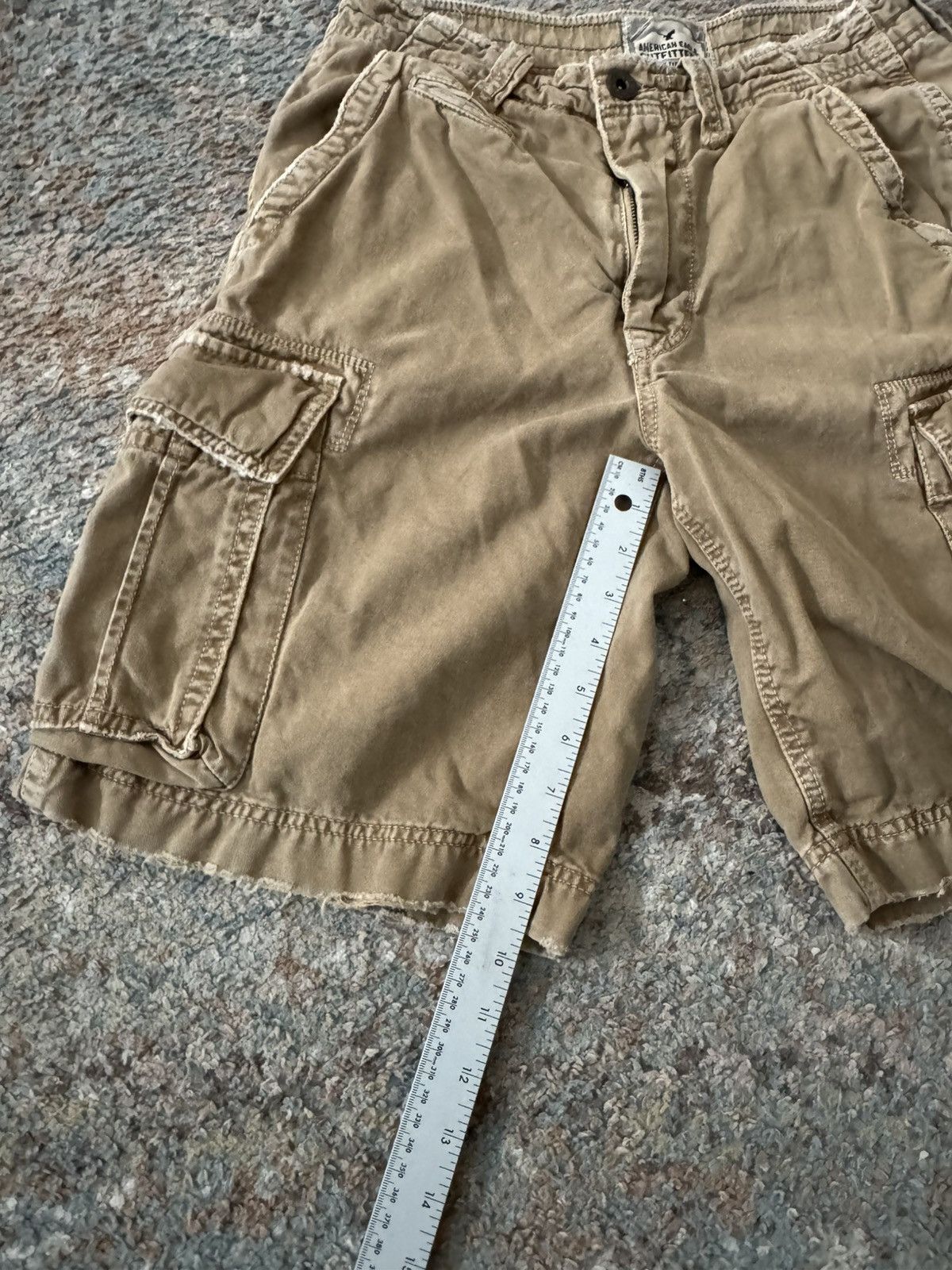 American Eagle Outfitters VTG American Eagle Y2K Dark Brown Faded Cargo Shorts 30 Size US 30 / EU 46 - 8 Thumbnail