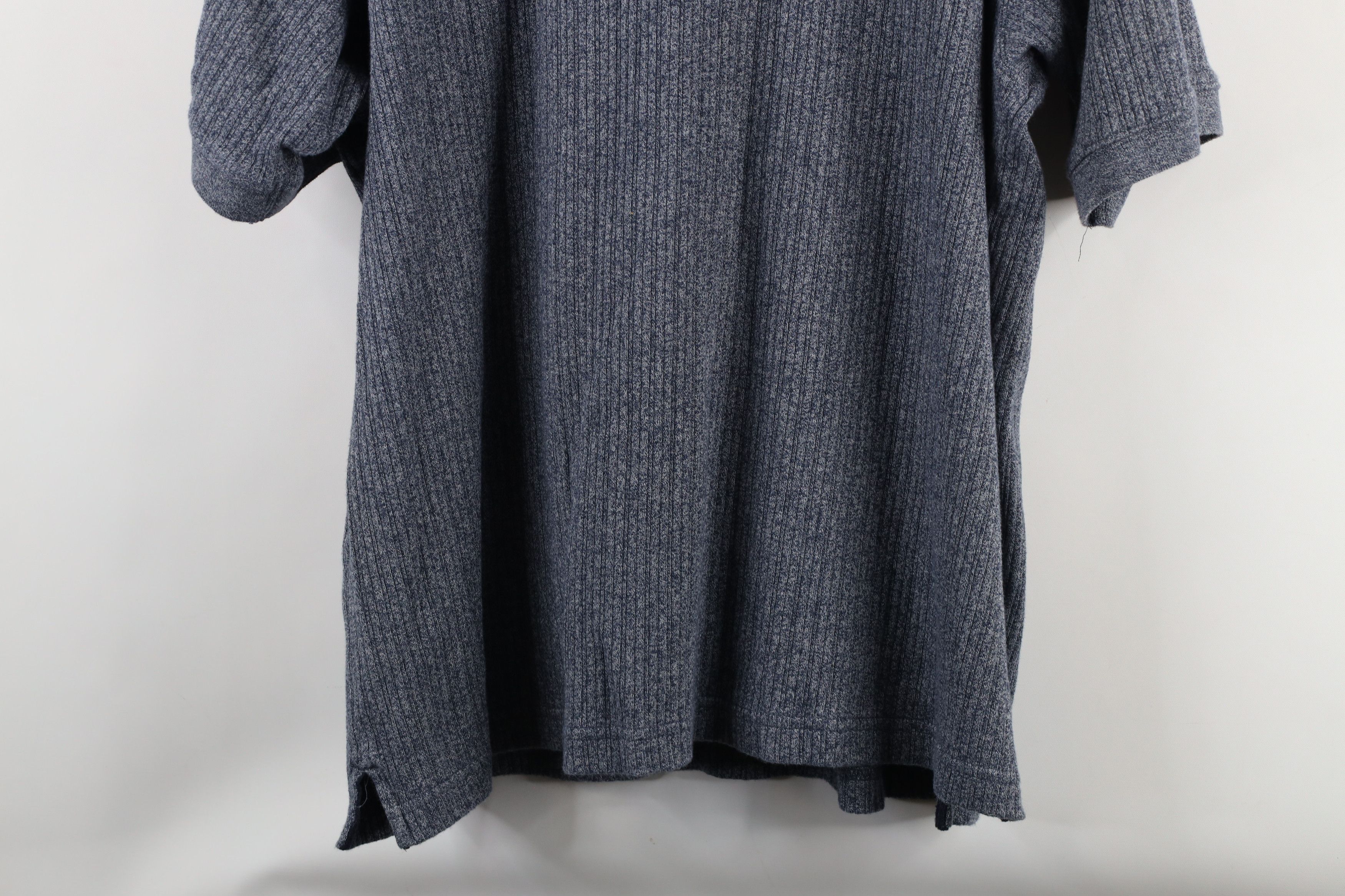 Vintage Vintage 90s Streetwear Ribbed Knit Collared Golf Polo Shirt Size US XL / EU 56 / 4 - 7 Thumbnail