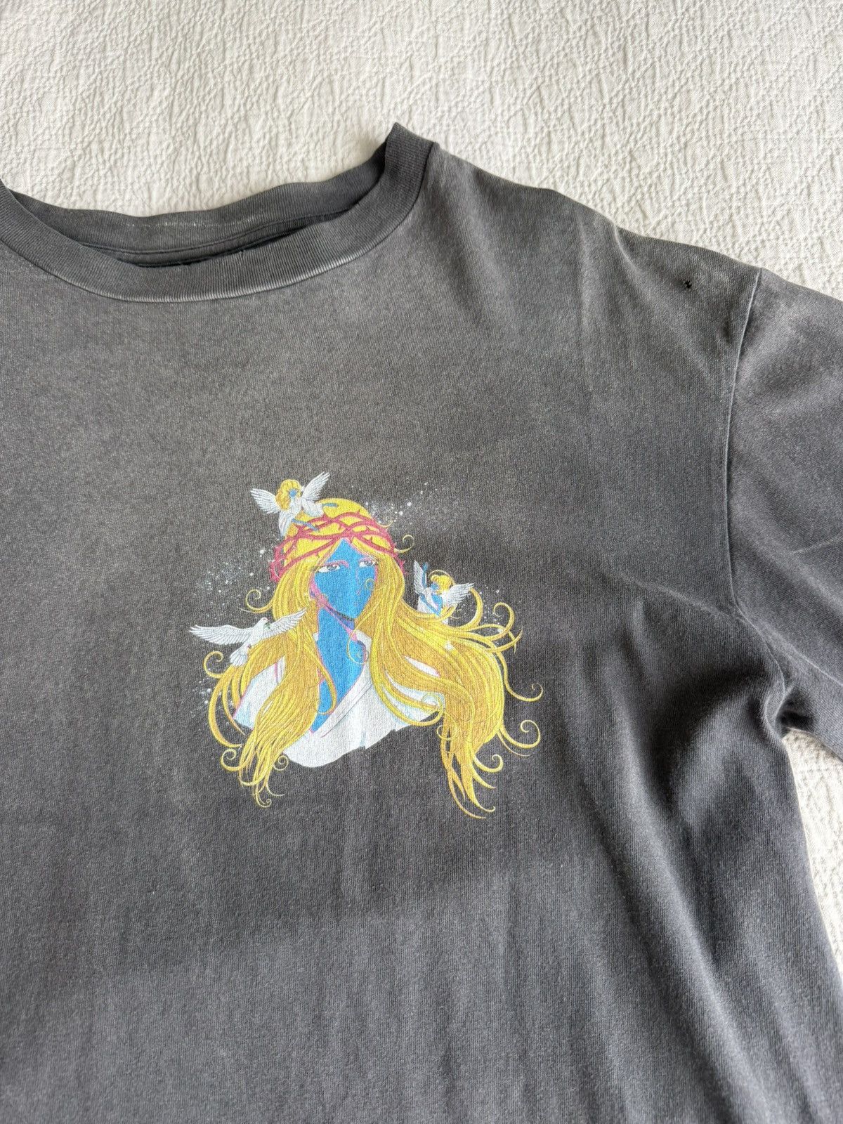 Saint Michael Saint Michael Blue Face 2023 XL tee Size US XL / EU 56 / 4 - 2 Thumbnail