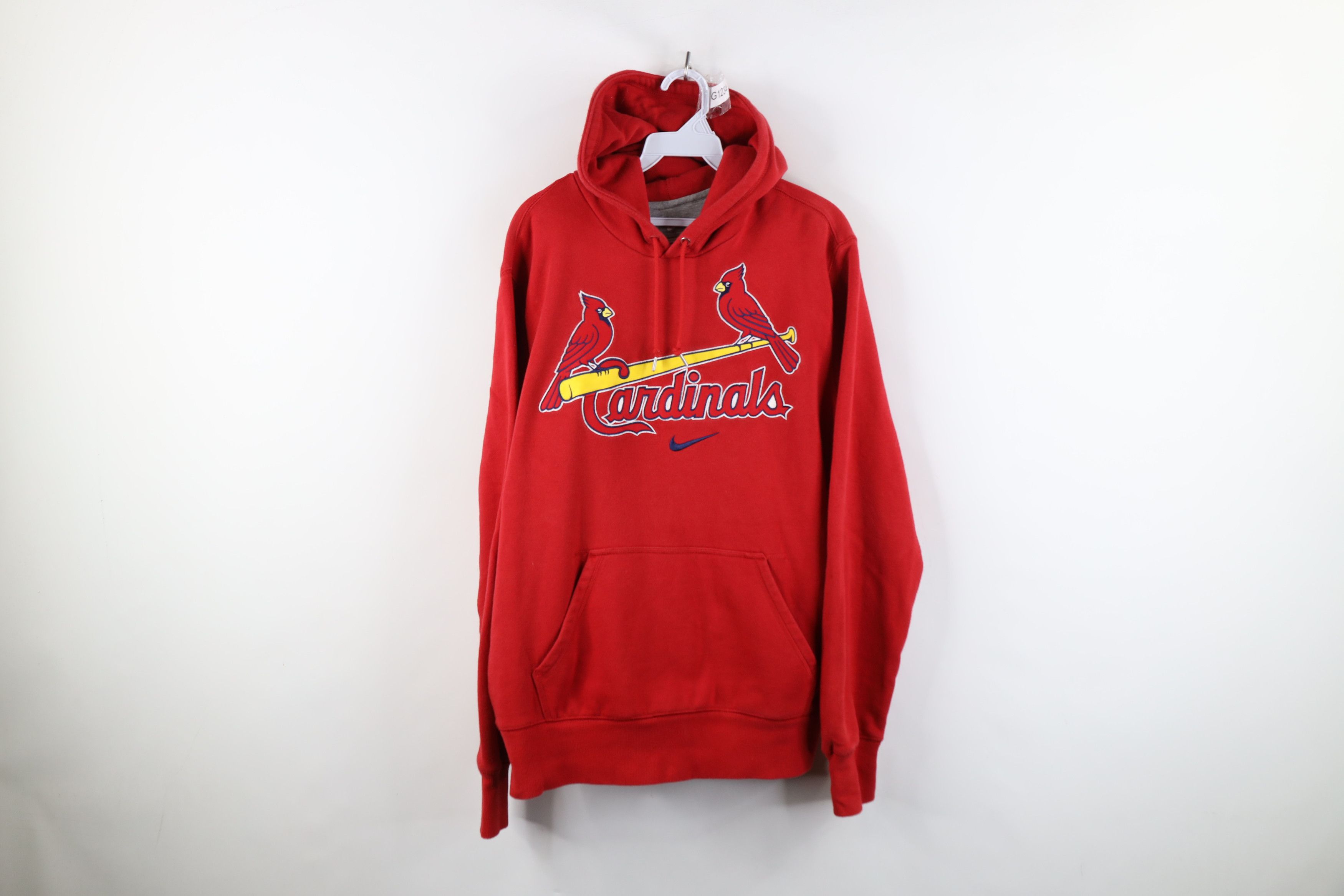 Nike Vintage Nike Swoosh St Louis Cardinals Baseball Hoodie Size US L / EU 52-54 / 3 - 1 Thumbnail