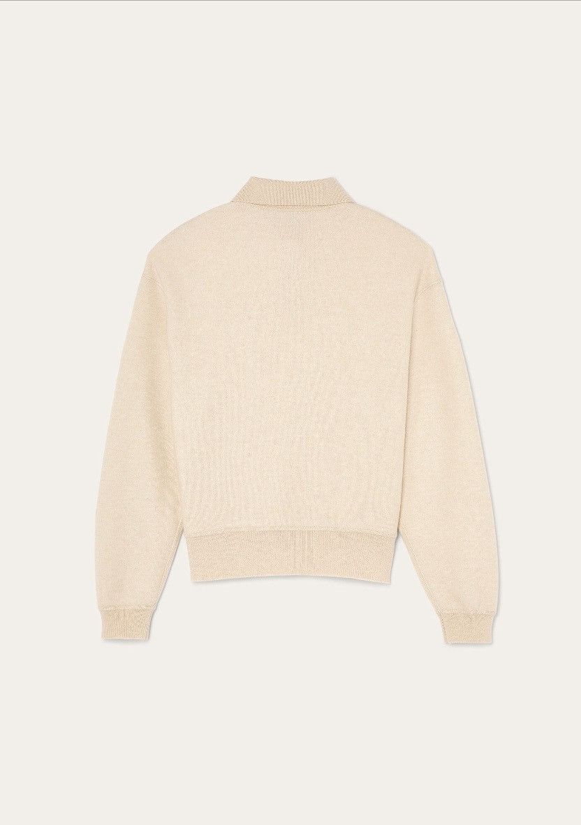 Loro Piana o1srvl11e0725 FAO2744 Polo Sweater in Light Pink Size L / US 10 / IT 46 - 7 Thumbnail