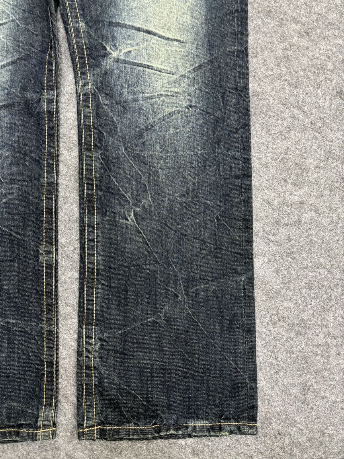Japanese Brand 💥Insane Japan Fashion💥Daily Topics Loose Denim F512 Size US 36 / EU 52 - 8 Thumbnail