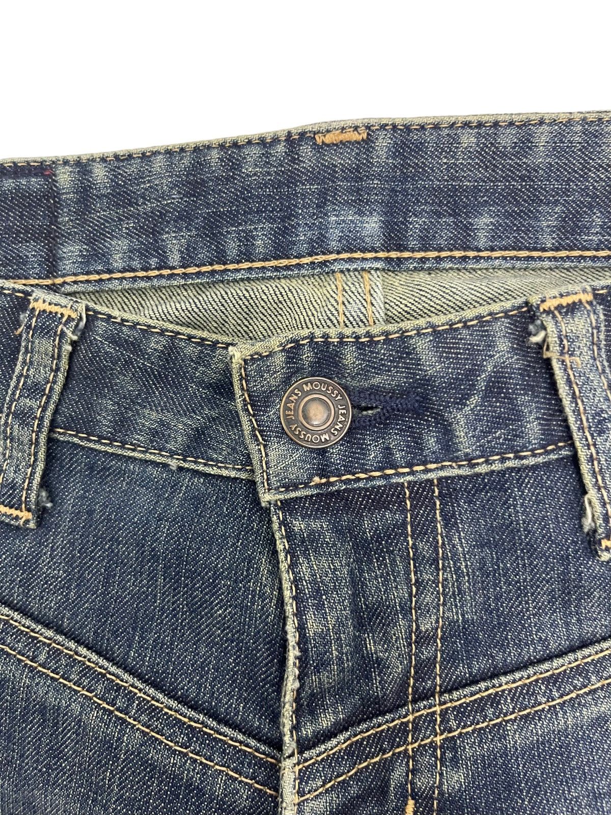 MOUSSY Vintage Moussy Zipper Denim Jeans ! Very Rare Design Size US 30 / EU 46 - 13 Thumbnail
