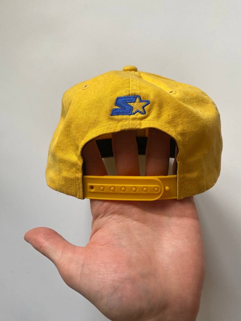 Carhartt Carhartt WIP x Starter Snapback Cap OS yellow logo leather Size ONE SIZE - 3 Thumbnail