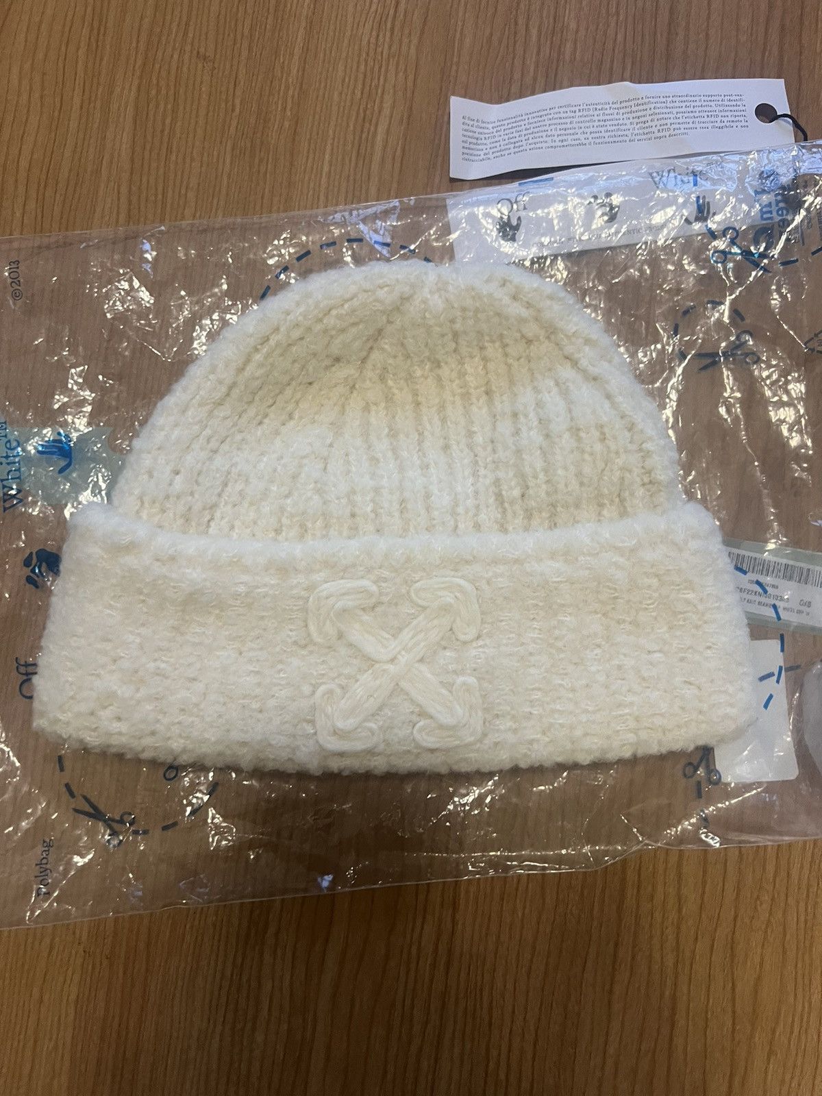 Off-White Off-White Embroidered Beanie Size ONE SIZE - 2 Thumbnail