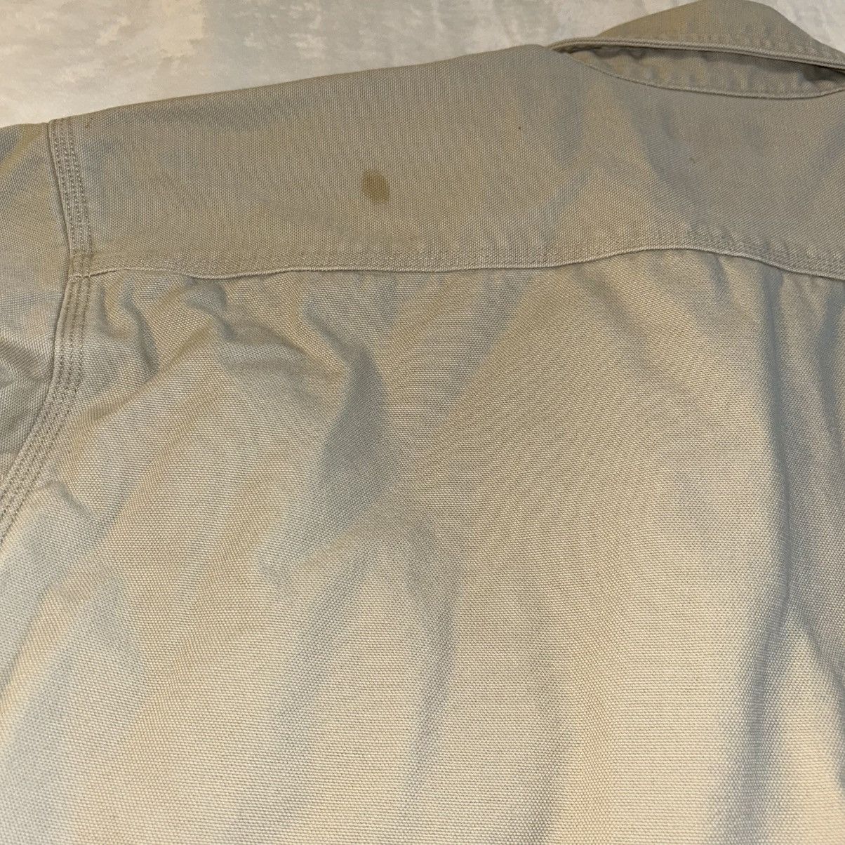 Carhartt Carhartt vintage tan canvas shacket flannel lined L Tall Size US L / EU 52-54 / 3 - 14 Thumbnail
