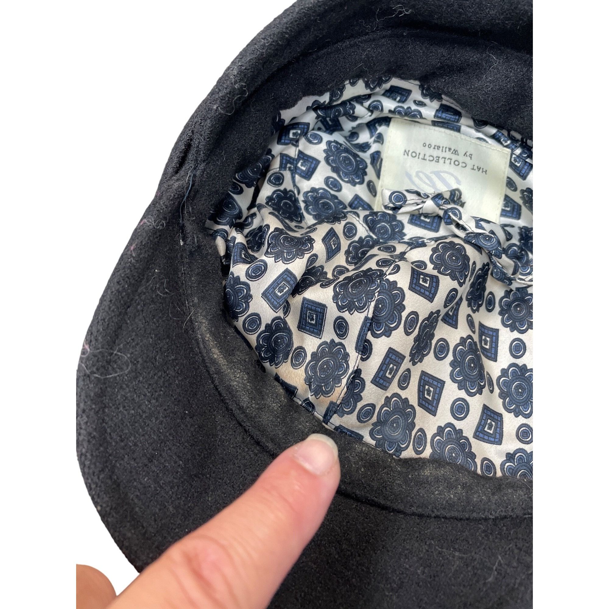 Other Wallaroo Devon Womans Black Wool Newsboy Fiddler lined cap h Size ONE SIZE - 9 Thumbnail