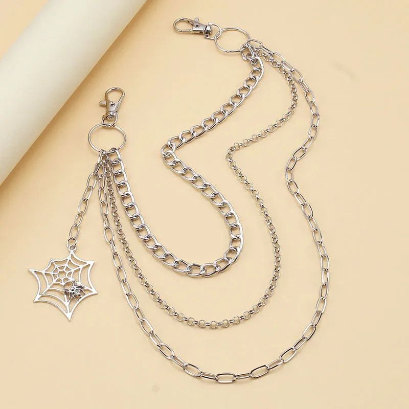 Vintage Metal Pants Chain Hip Hop Chain Size ONE SIZE - 3 Thumbnail