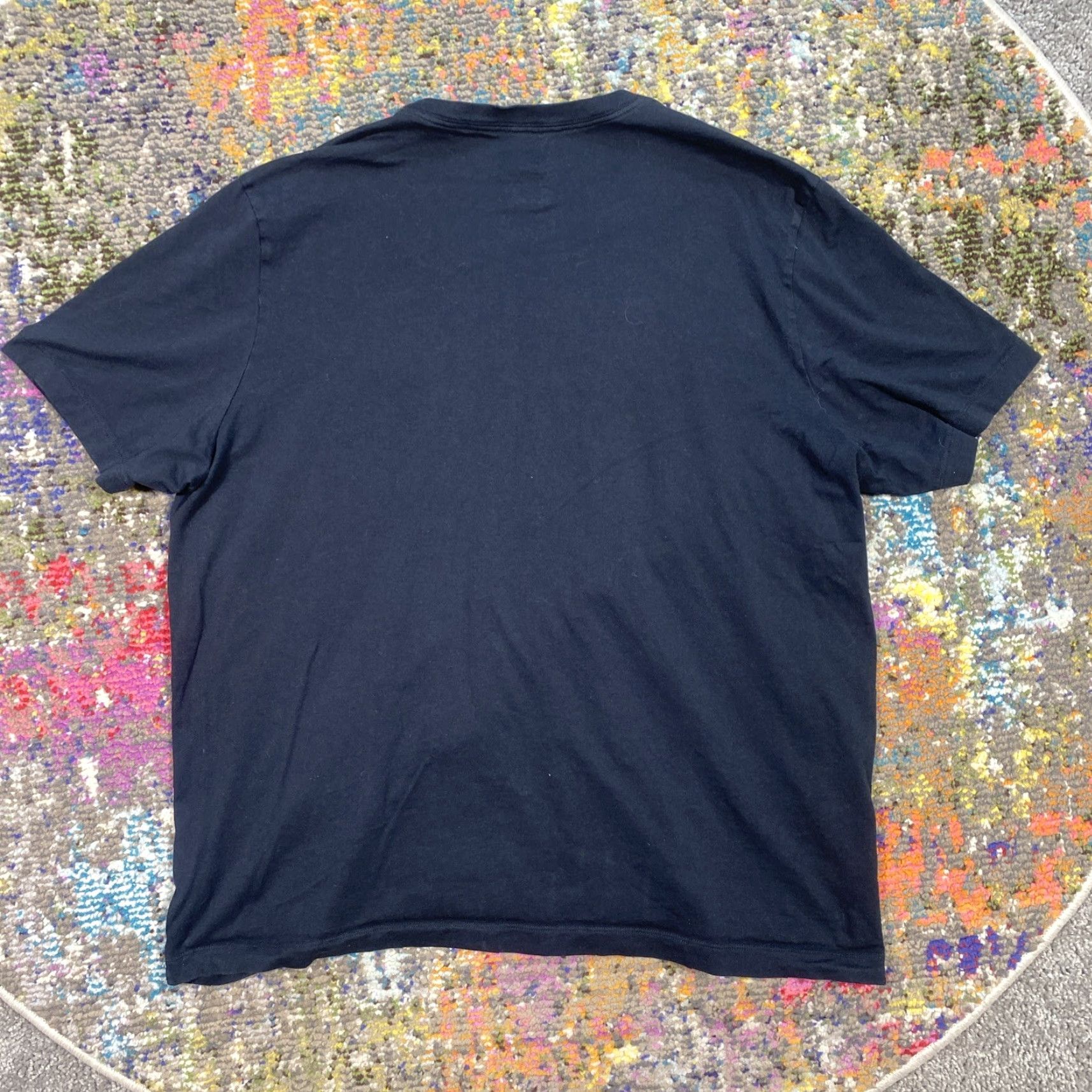 Nike Nike T-Shirt Men XXL Black Short Sleeve Breathable Cotton Crew Embroidered Logo Size US L / EU 52-54 / 3 - 2 Thumbnail
