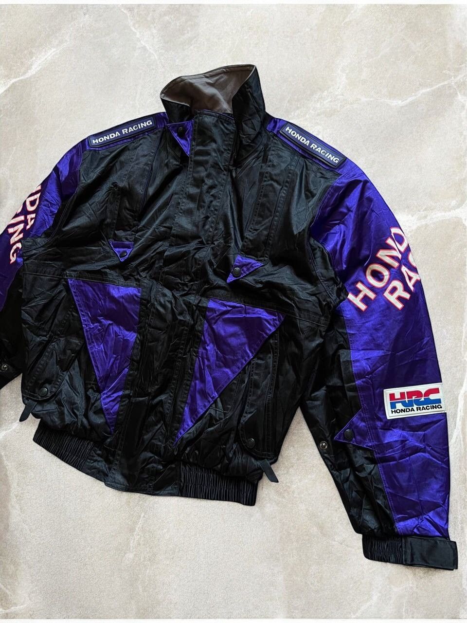 Honda × Japanese Brand Vintage HONDA HRC RACING BOMBER JAPAN MADE🇯🇵 Moto bike jacket Size US M / EU 48-50 / 2 - 3 Thumbnail