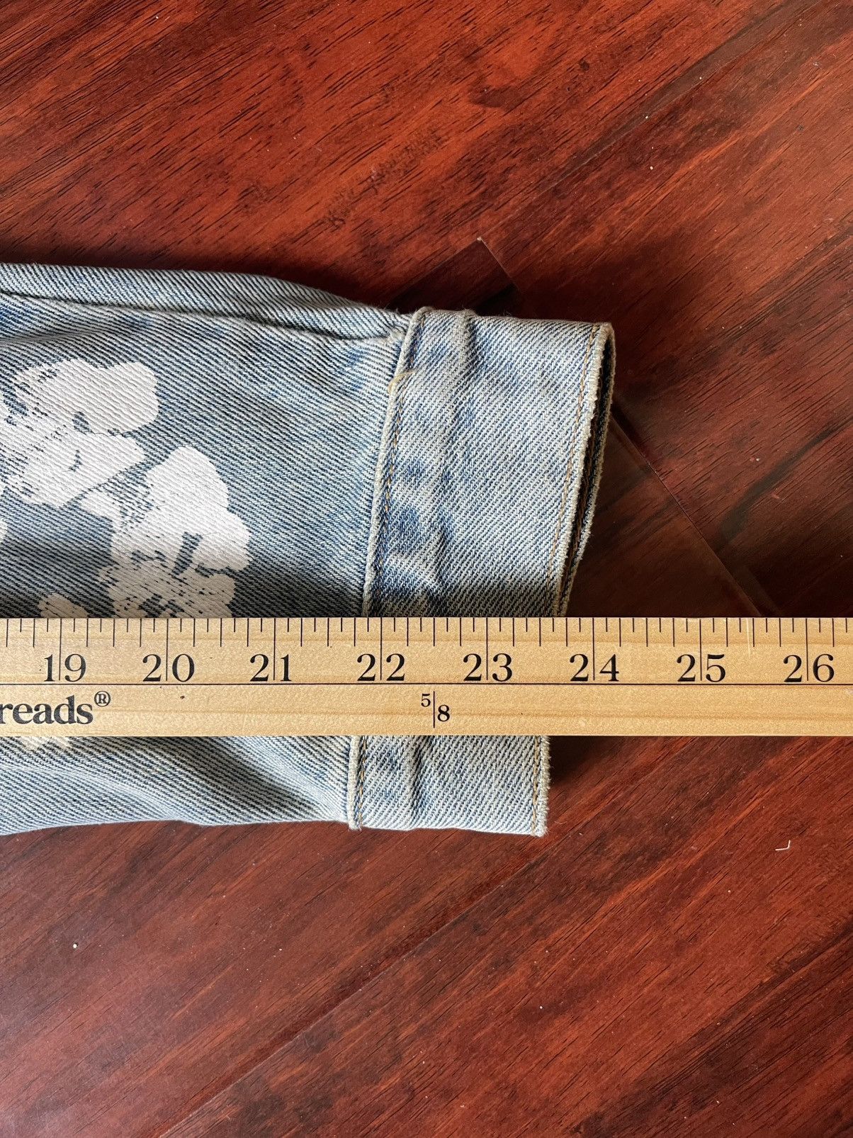 DENIM TEARS × Levi's Denim Tears x Levis Type II Wreath Blue Denim Trucker Jacket Size US XL / EU 56 / 4 - 13 Thumbnail