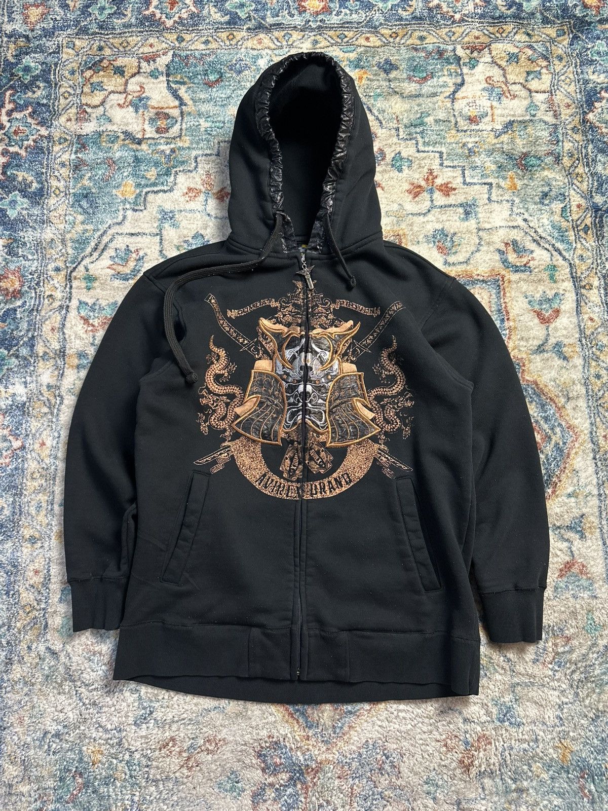 Avirex Vintage Avirex Samurai Zip-up Hoodie Medium Size US M / EU 48-50 / 2 - 1 Thumbnail