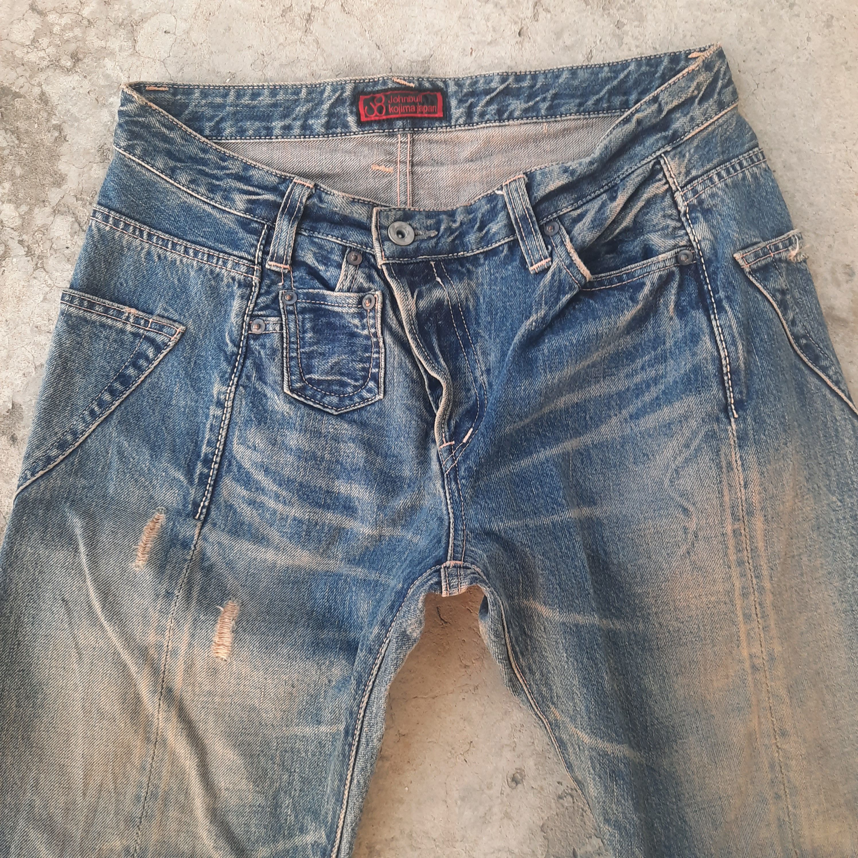 Japanese Brand × Johnbull × Vintage Johnbull Selvedge Japanese Brand Nice Design Size US 31 - 2 Thumbnail