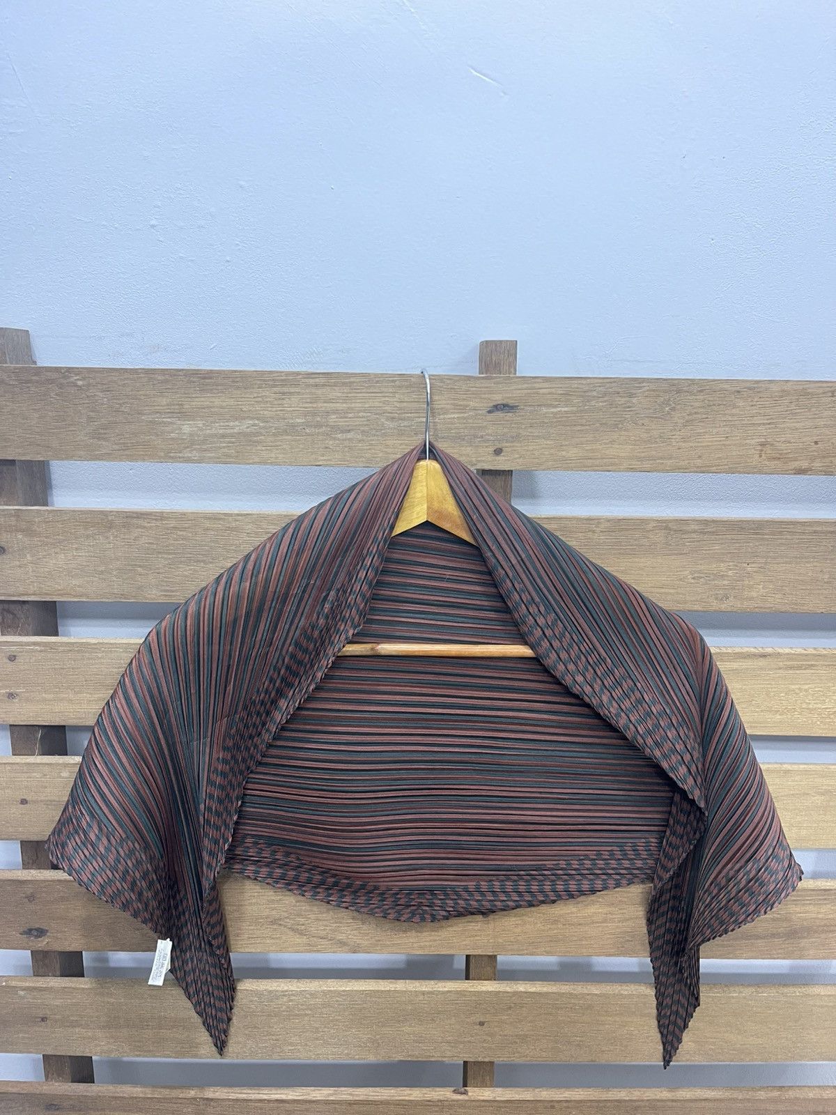 Pleats Please Issey Miyake Issey Miyake Pleats Please "Madame-T" Inspired Zigzag Scarf Size ONE SIZE - 11 Thumbnail
