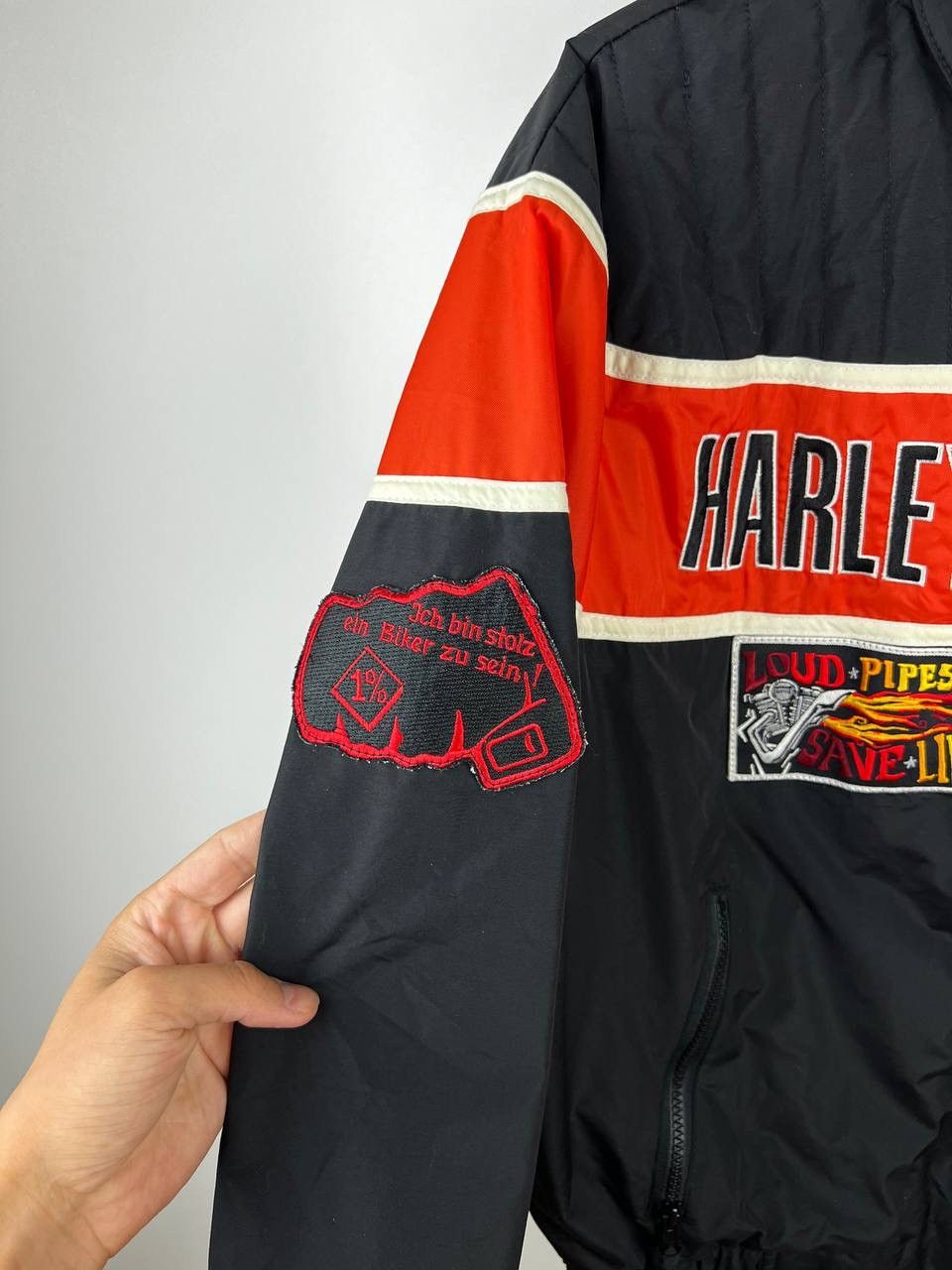 Vintage Harley Davidson vintage moto jacket size L Size US L / EU 52-54 / 3 - 5 Thumbnail