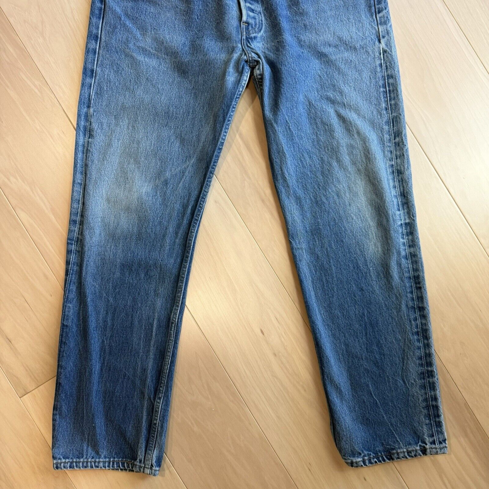 Levi's × Vintage Vintage Levis 501 Jeans Blue 90s Denim Made in USA Workwear Size US 36 / EU 52 - 4 Thumbnail