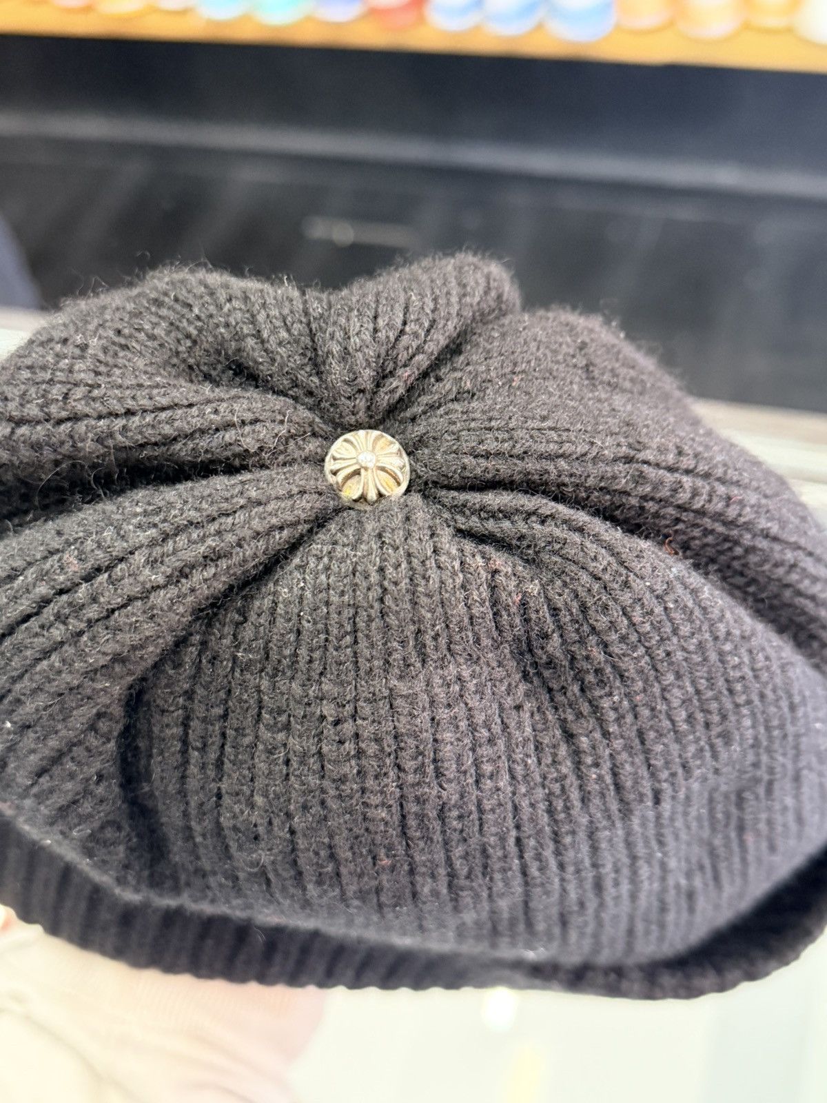 Chrome Hearts Chrome Hearts Triple Star Patch Beanie Size ONE SIZE - 4 Thumbnail