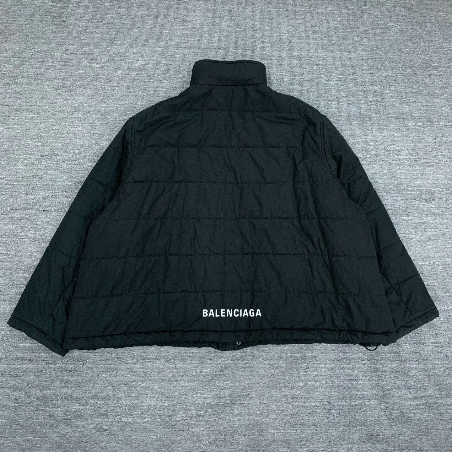 Balenciaga balenciaga black logo cotton jacket size 3 Size US M / EU 48-50 / 2 - 2 Thumbnail
