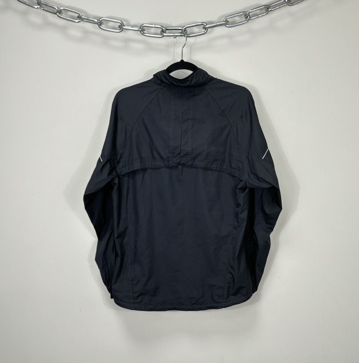 Nike Vintage Nike Y2K Black Reflective Drill Hype Track Jacket Size US S / EU 44-46 / 1 - 3 Thumbnail