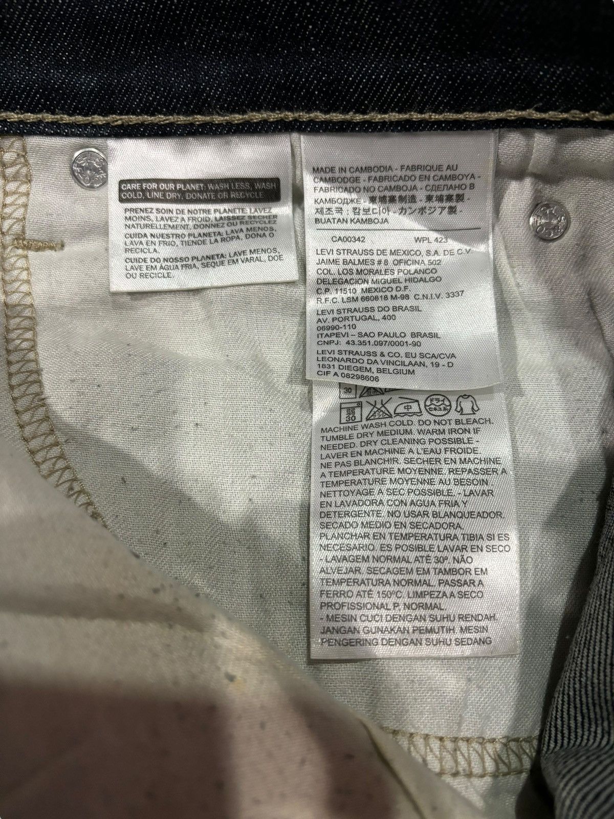 Levi's × Vintage Y2k Vintage Levi’s Lot 504 Faded Straight Cut Jeans Size US 31 - 5 Thumbnail