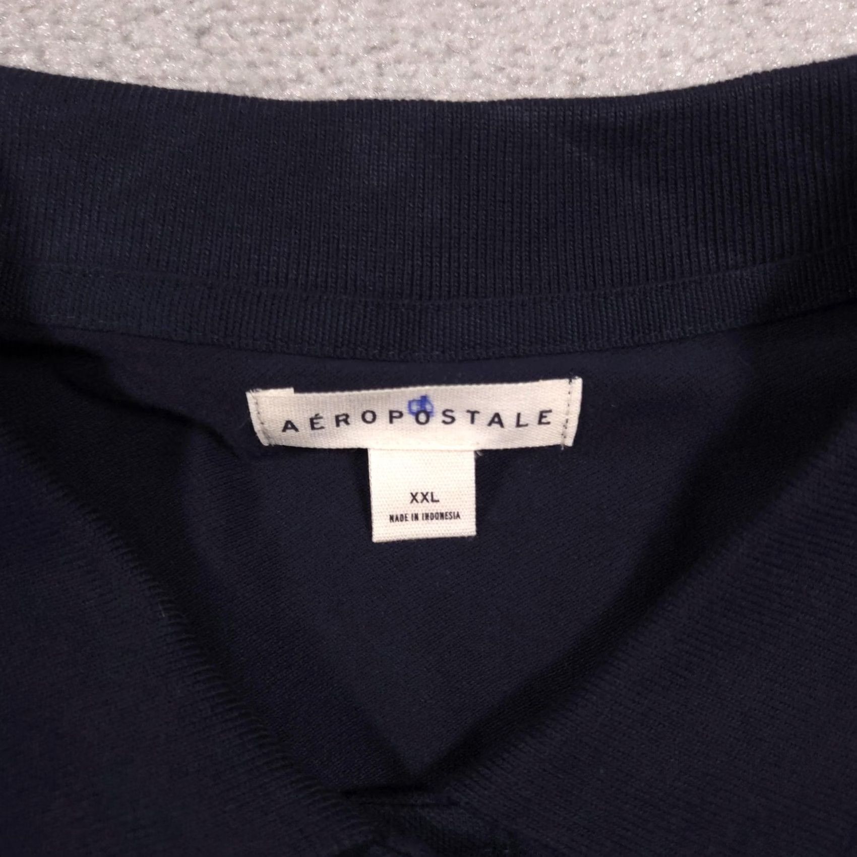 Aeropostale Aeropostale Polo Shirt XXL Blue Collared Short Sleeve Knit Top Cotton Junior Womens Boys? Vendor Size XXL / US 16-18 / IT 52-54 - 5 Thumbnail